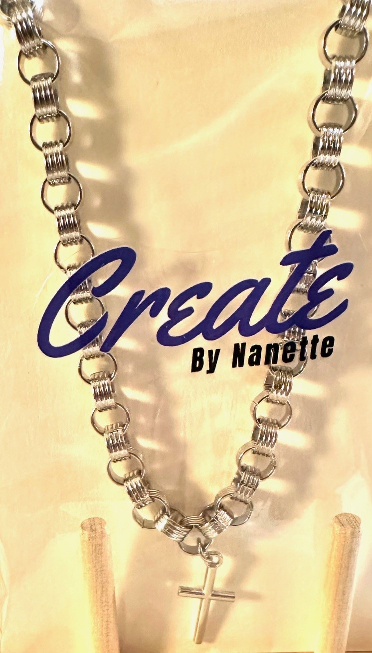 Silver Chain w Cross