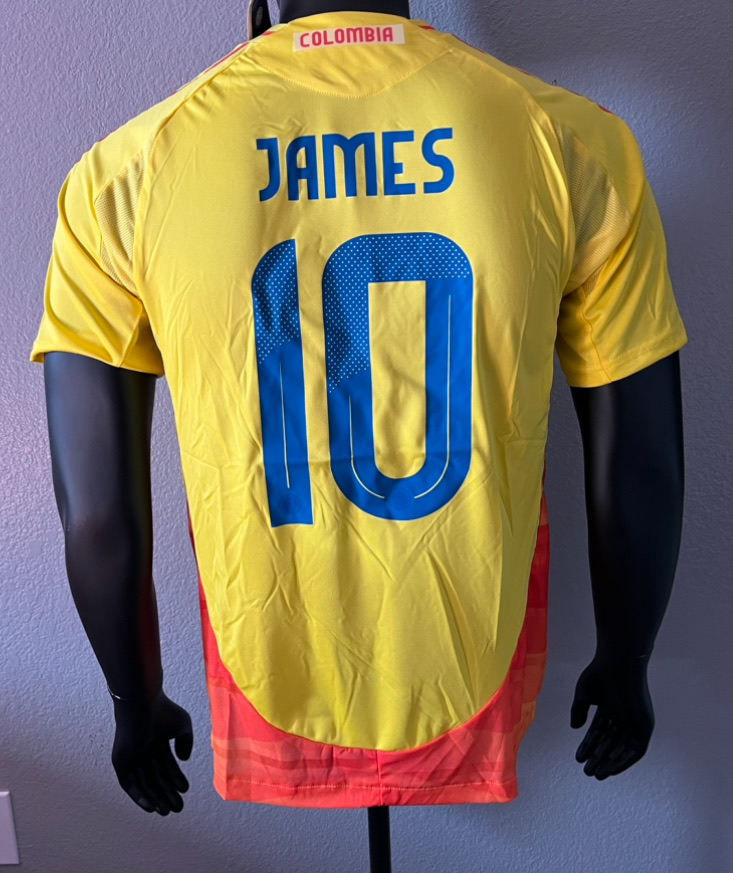 Colombia National Team Soccer Jersey - James 10