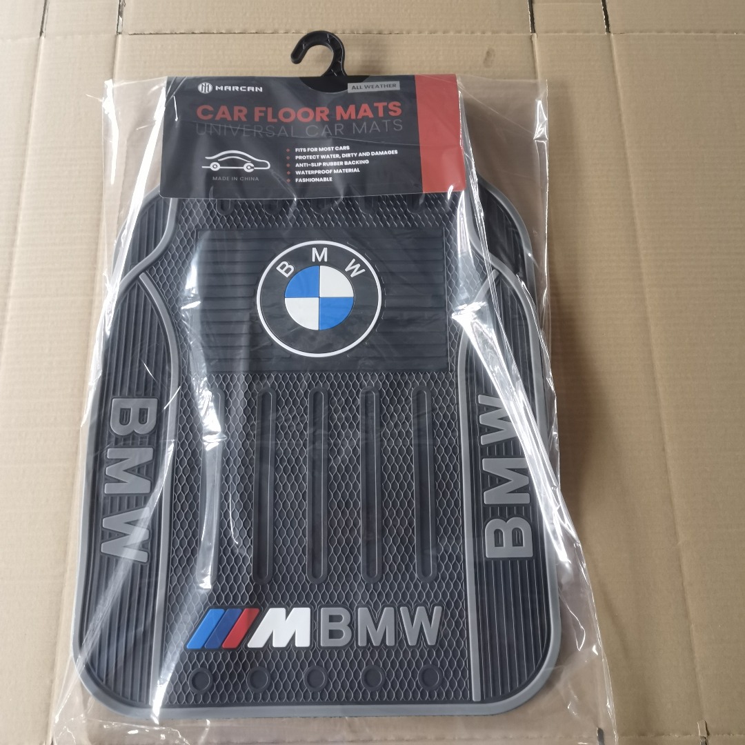 BMW Gray Rubber Car Floor Mats