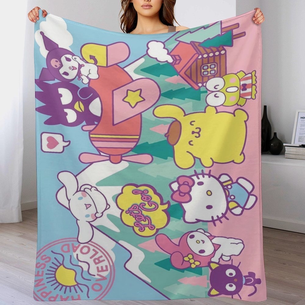 Hello Kitty Throw Blanket