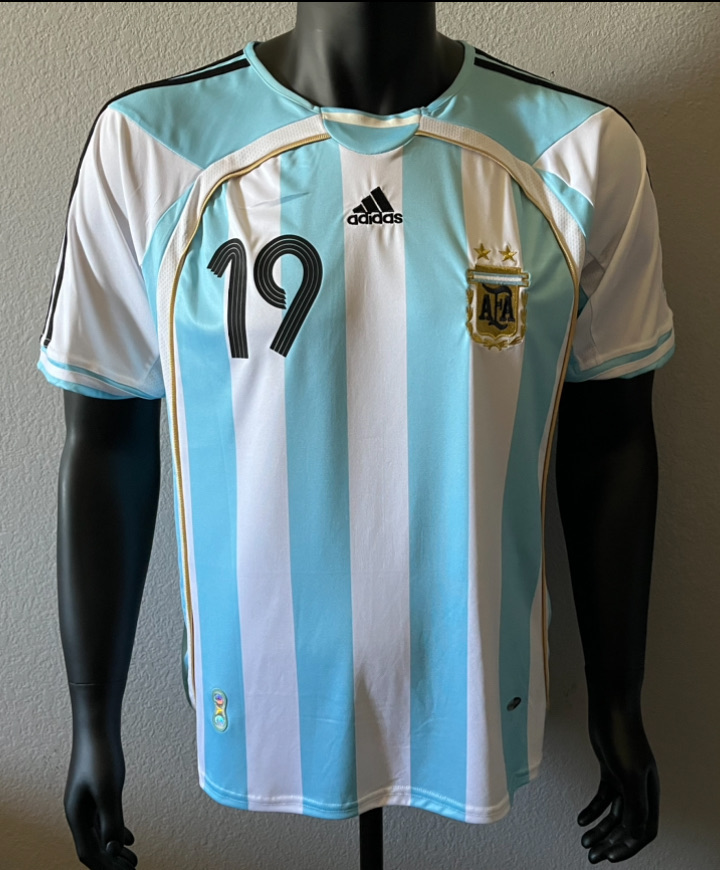Argentina National Team Messi #19 Jersey