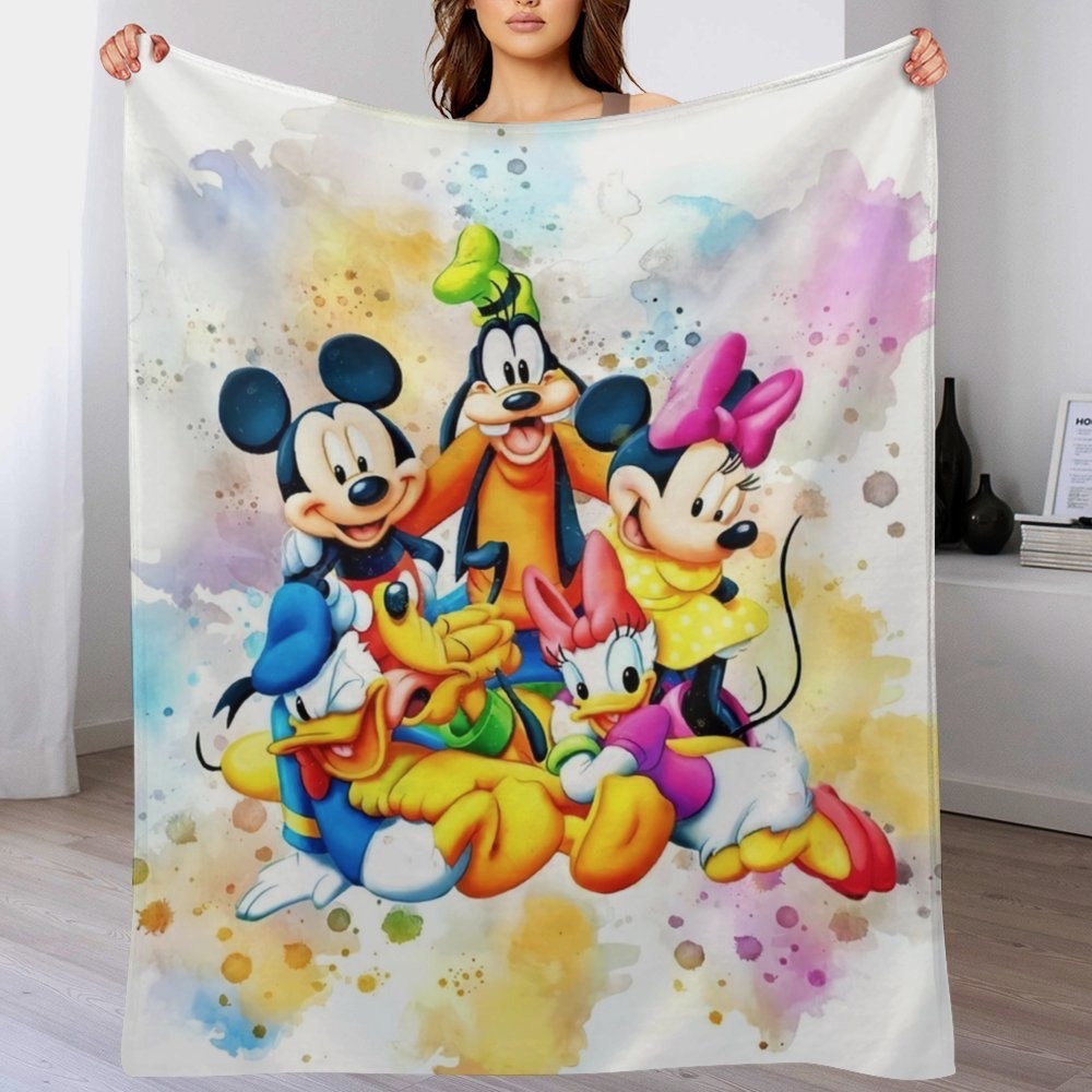 Mickey Friends Throw Blanket
