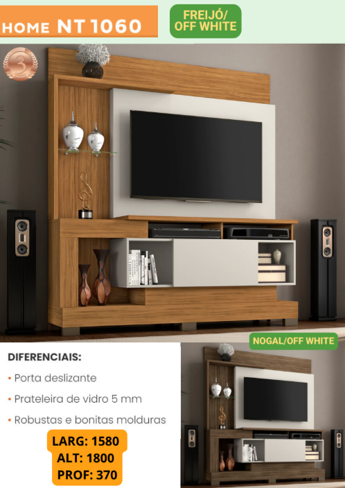 Home NT1060 Freijó/Off White