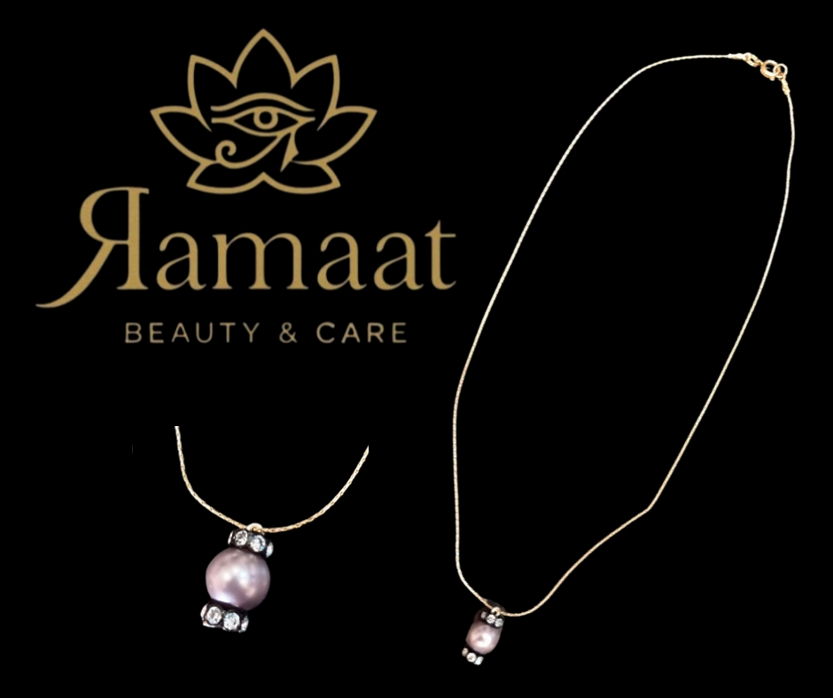 Collana con perla viola  Swaroski