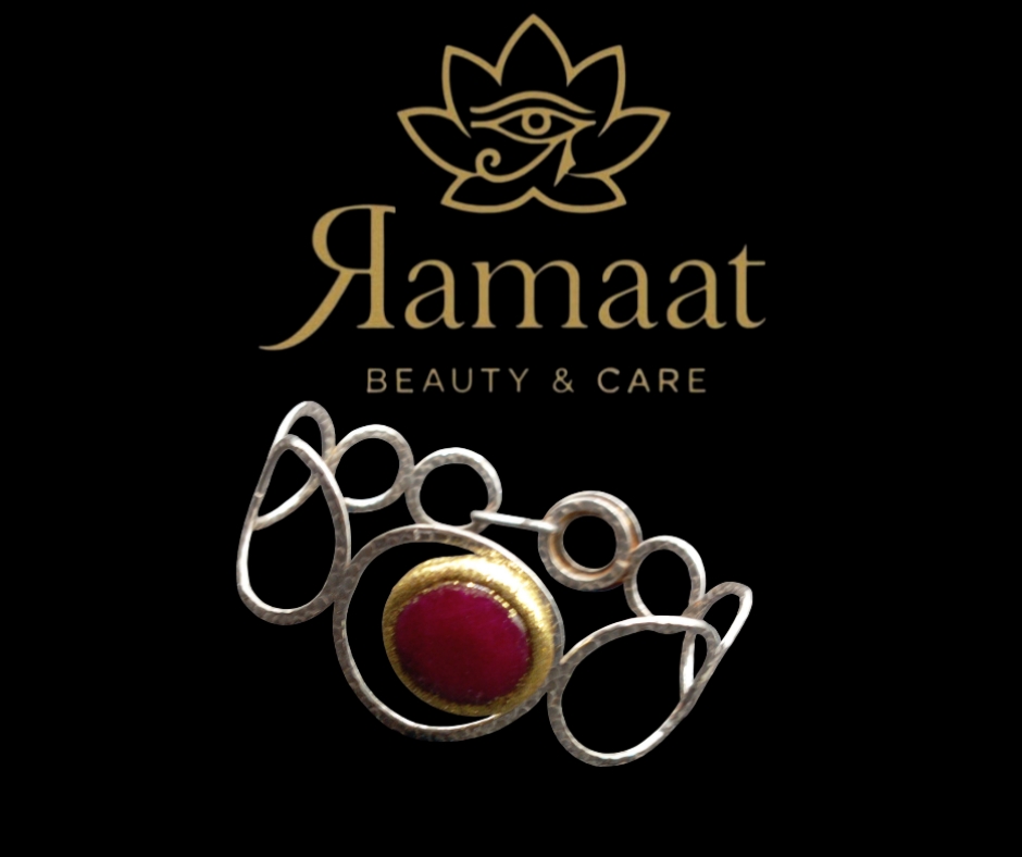 bracciale rigido in argento 925 con pietra