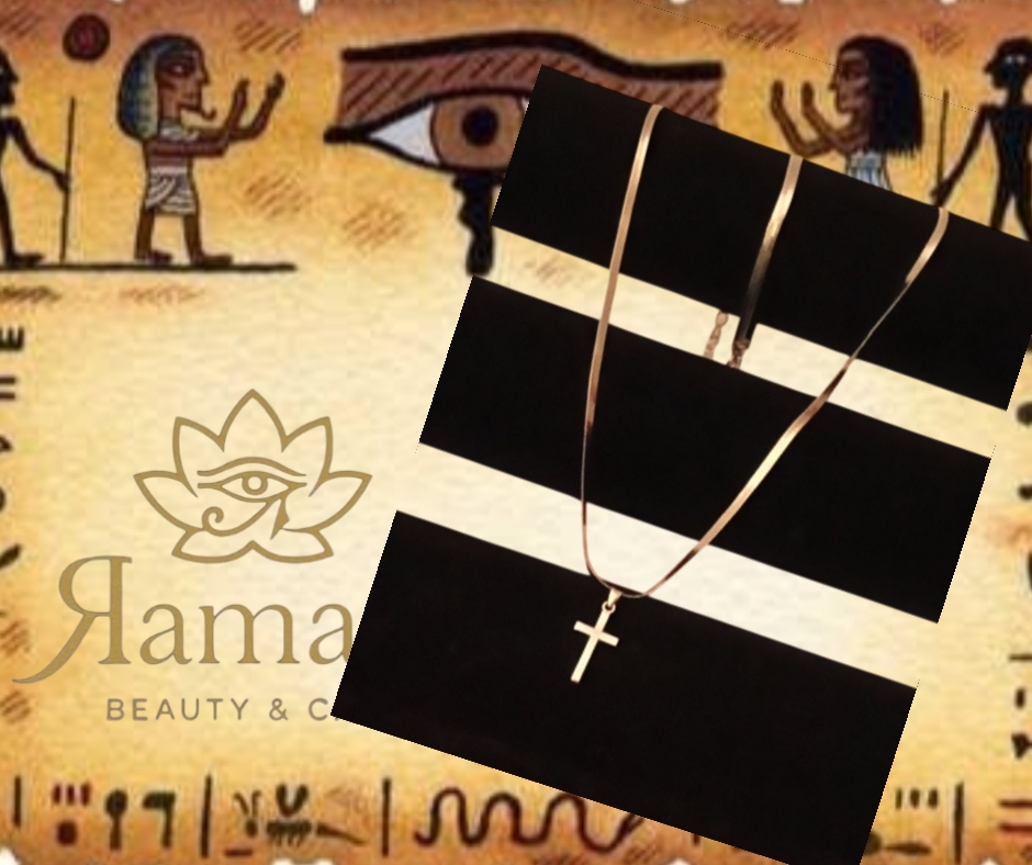 set Collana con ciondolo croce argento più bracciale uomo