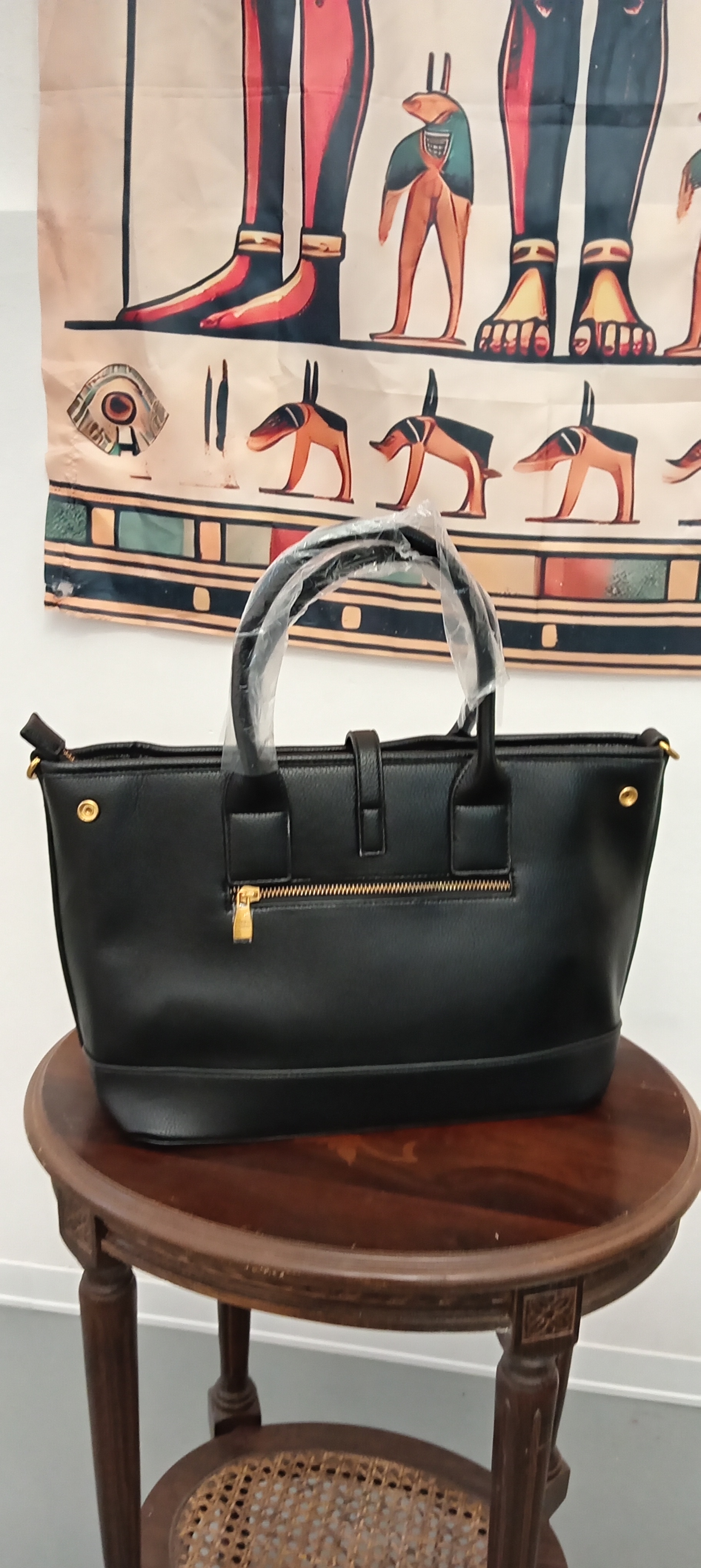 Borsa in pelle nera