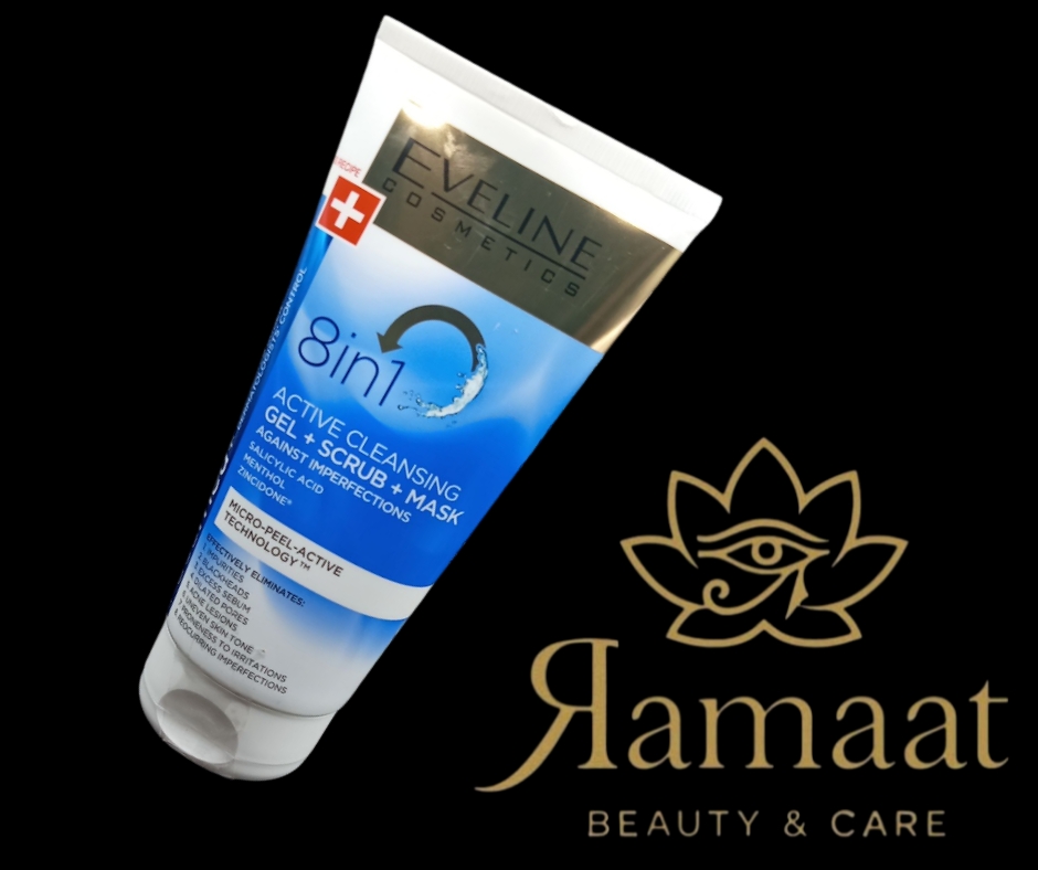 Eveline Cosmetics 8 in 1 Active Cleansing Gel Scrub & Mask