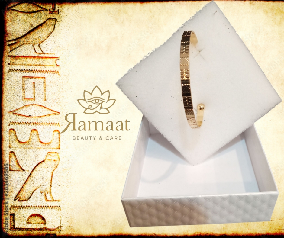 Bracciale egiziano color oro