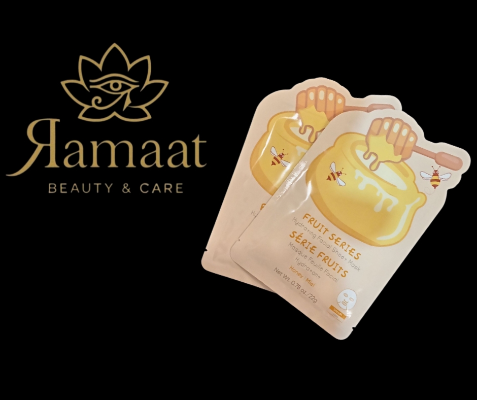 Maschera viso idratante in tessuto allo yogurt e frutti