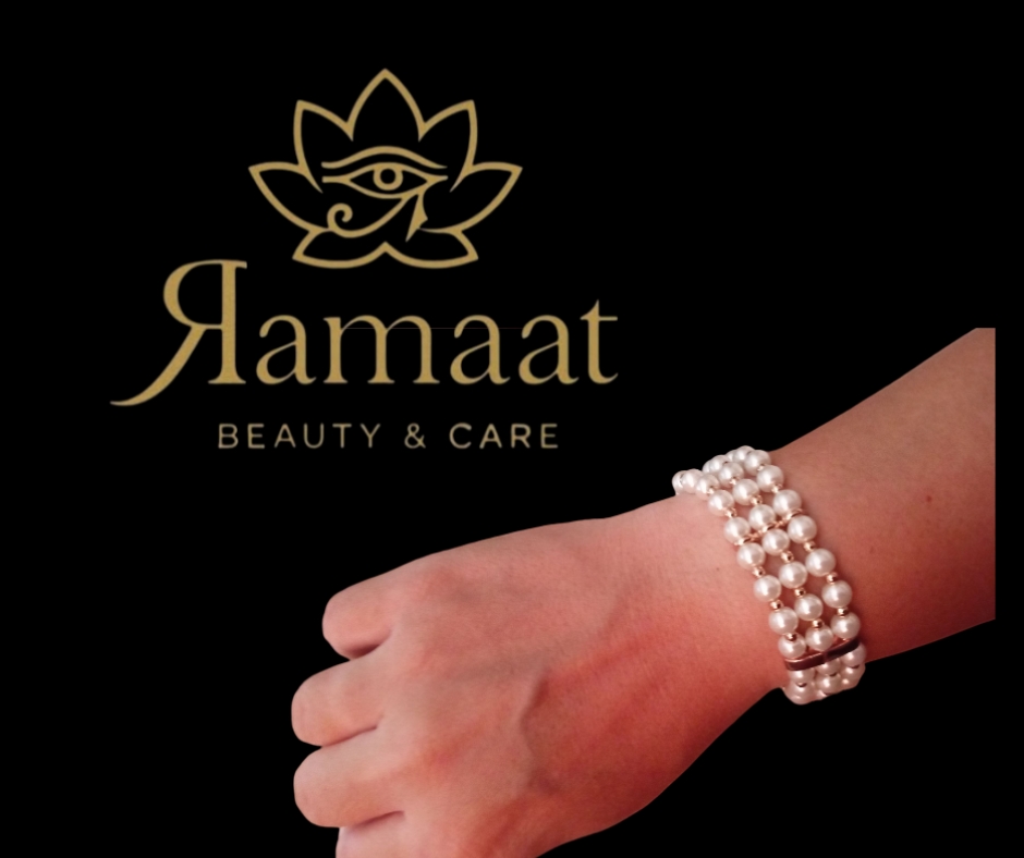 Bracciale di perle ippocampo in bronzo 