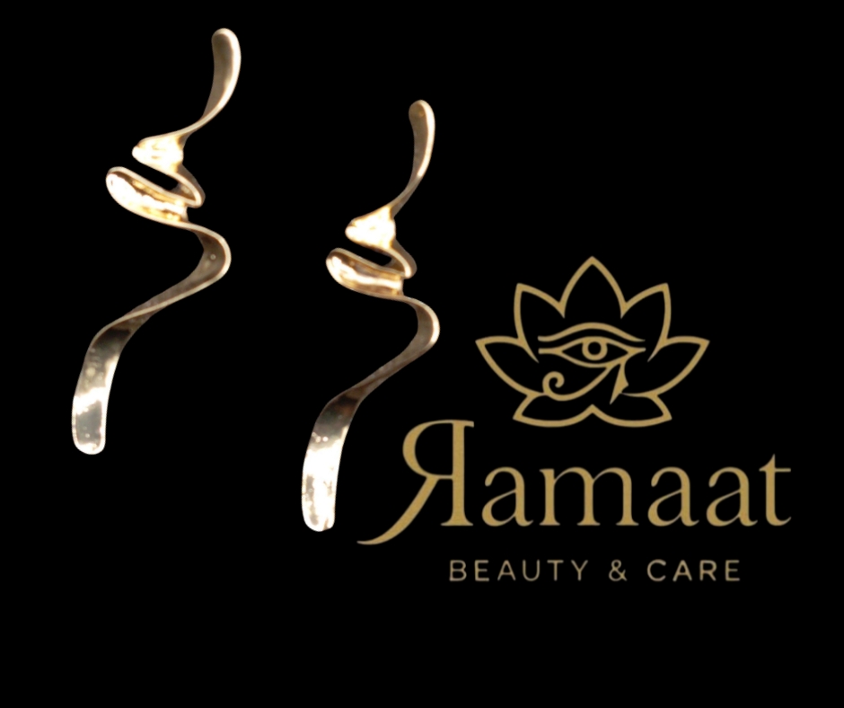 Orecchini astratti color oro