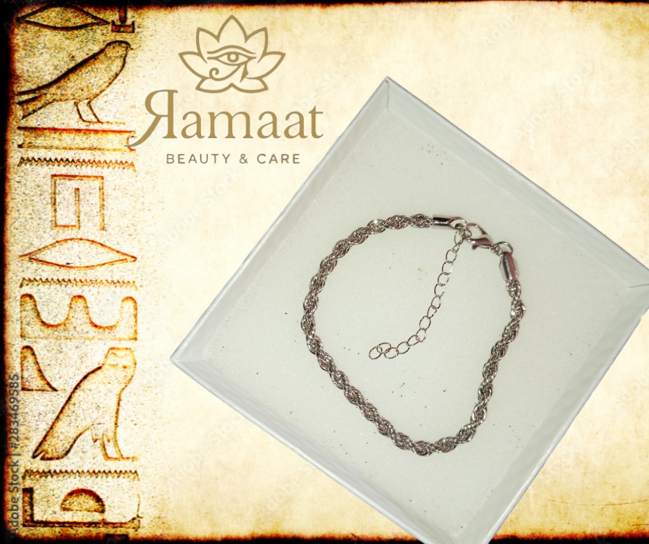 Bracciale a catena intrecciata