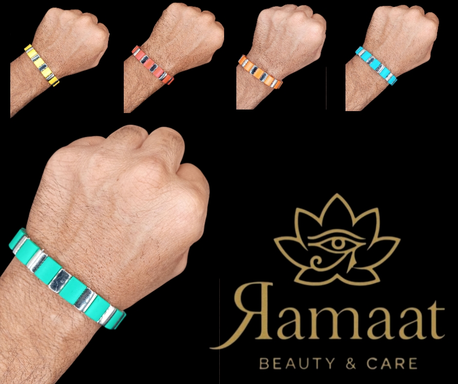 Collezione Di Braccialetti Color Block