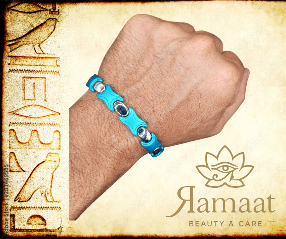 Bracciale in acciaio con colorazioni metalizzate