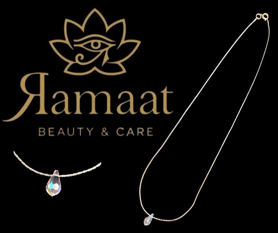 Collana con ciondolo in cristallo a goccia Swaroski