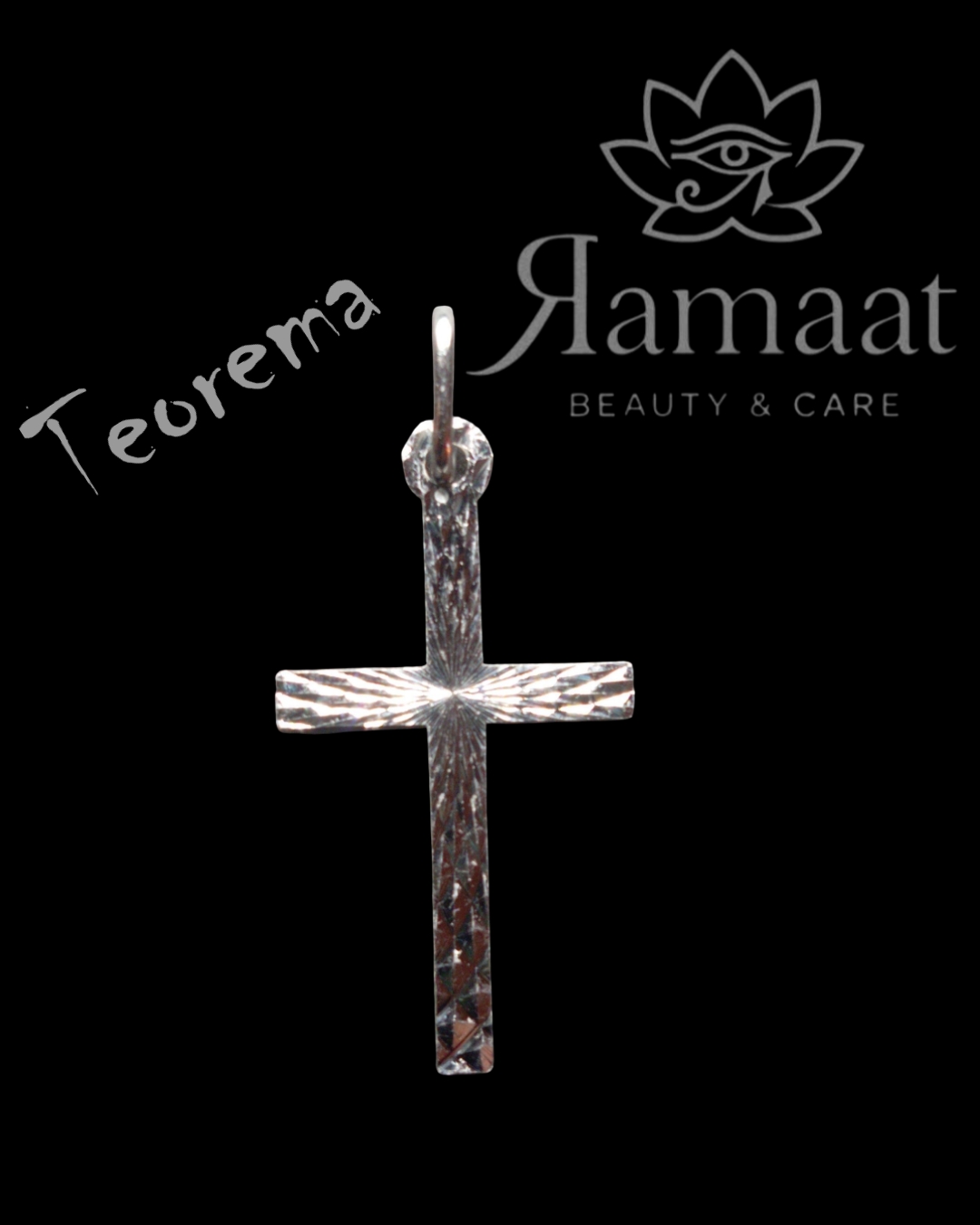 Ciondolo croce d'argento 925