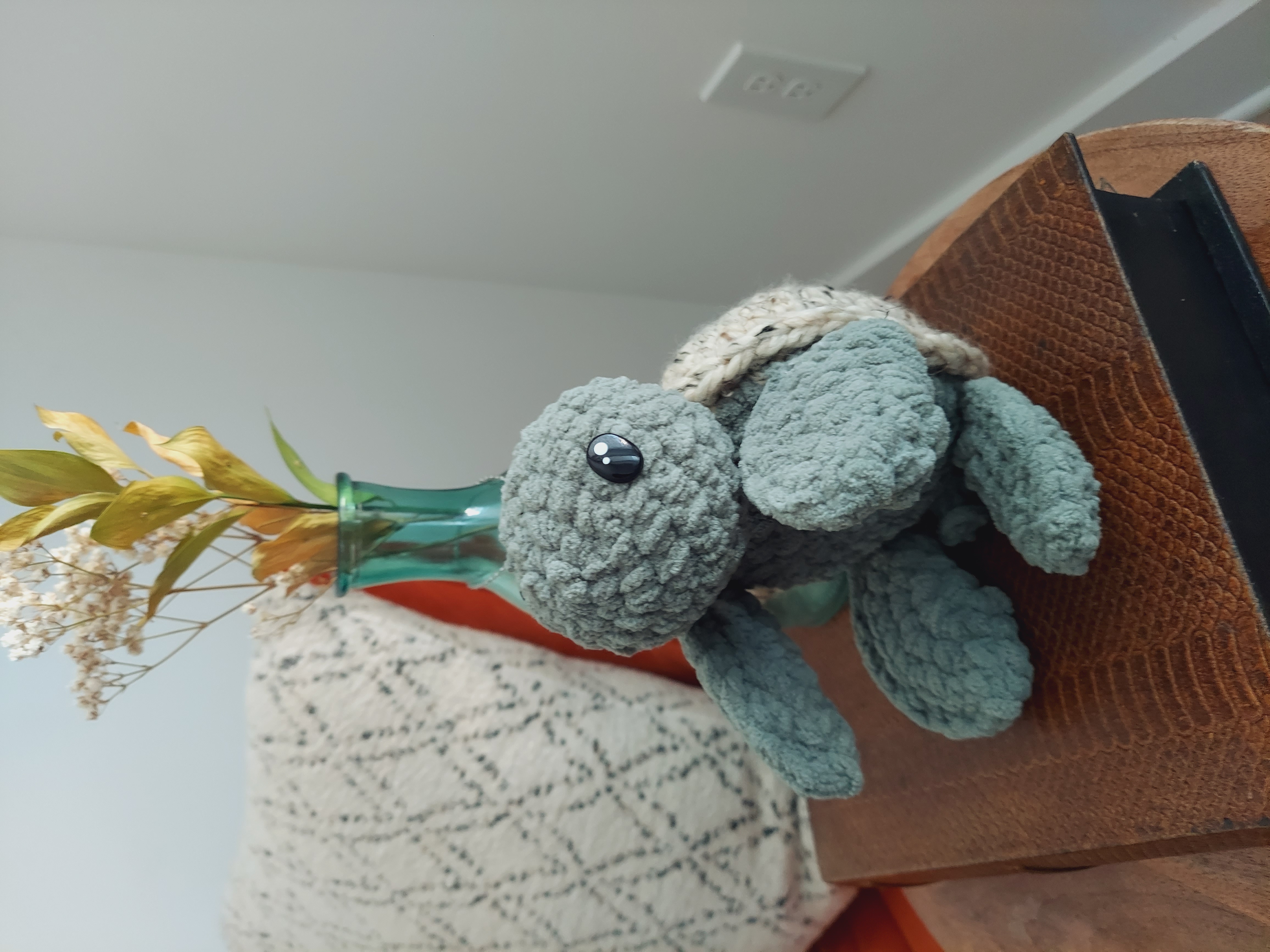 Crochet Sea Turtle - Textured Shell