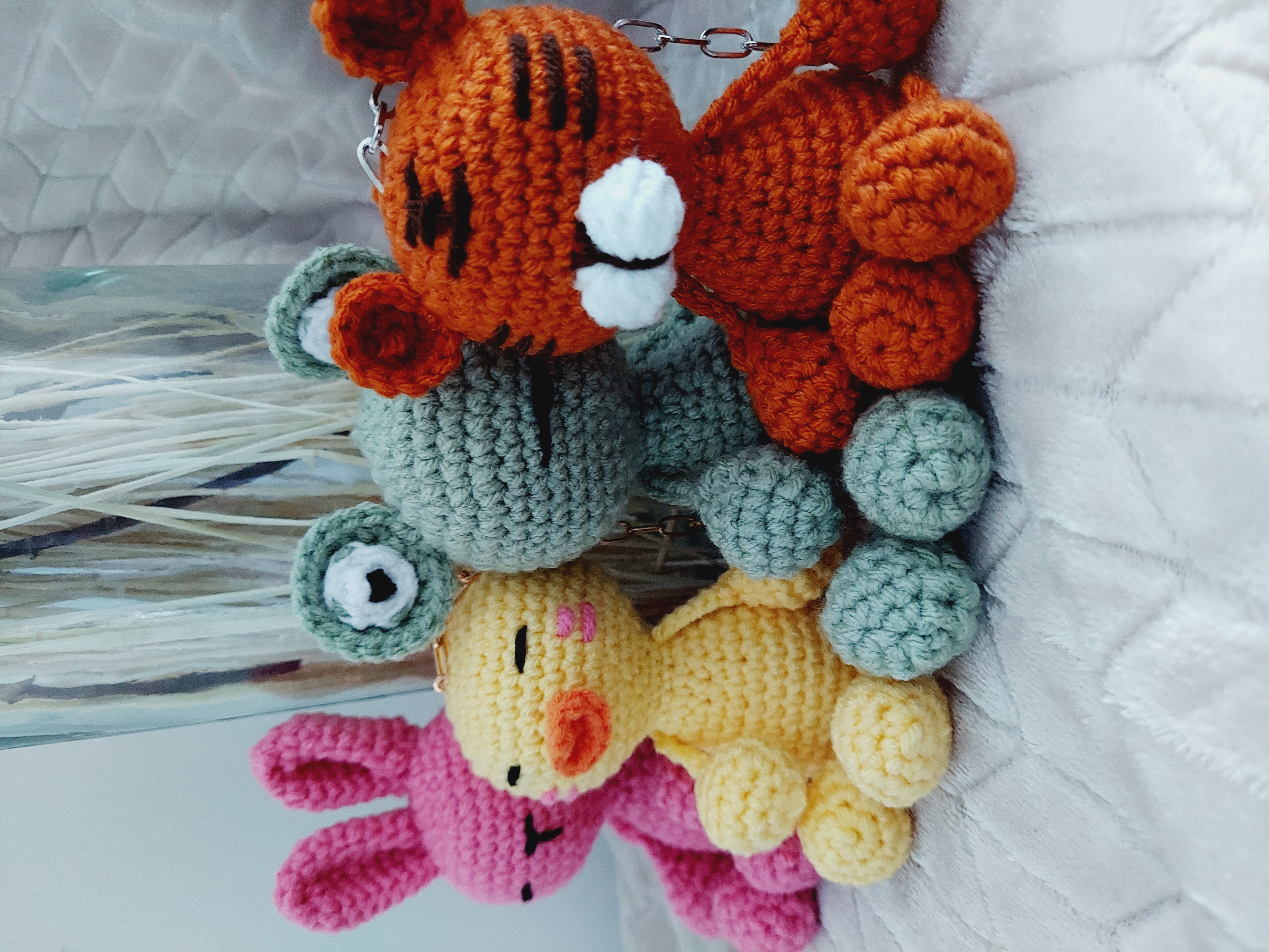 Crochet Animal Keychains