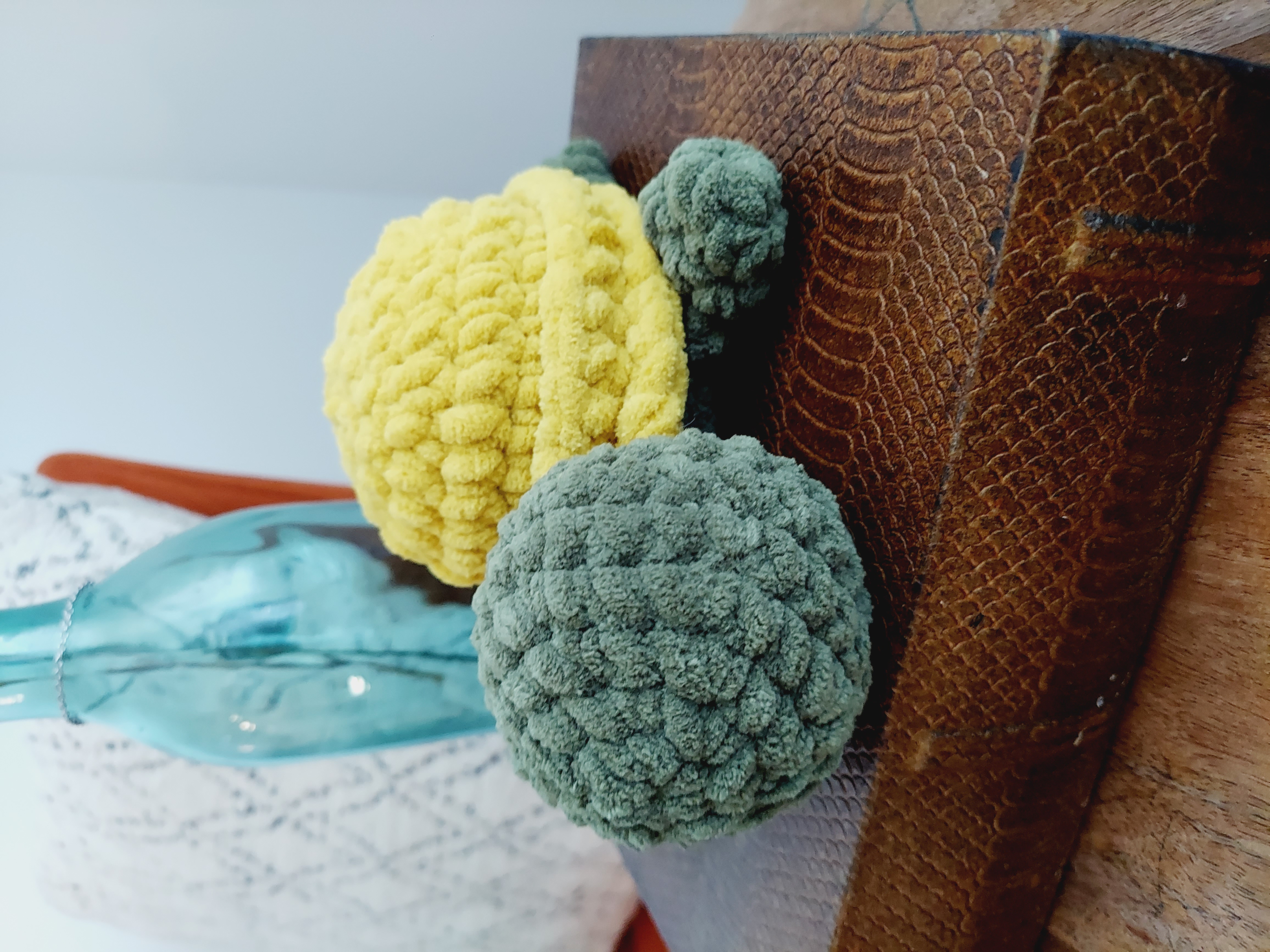 Crochet Stress Ball Turtle