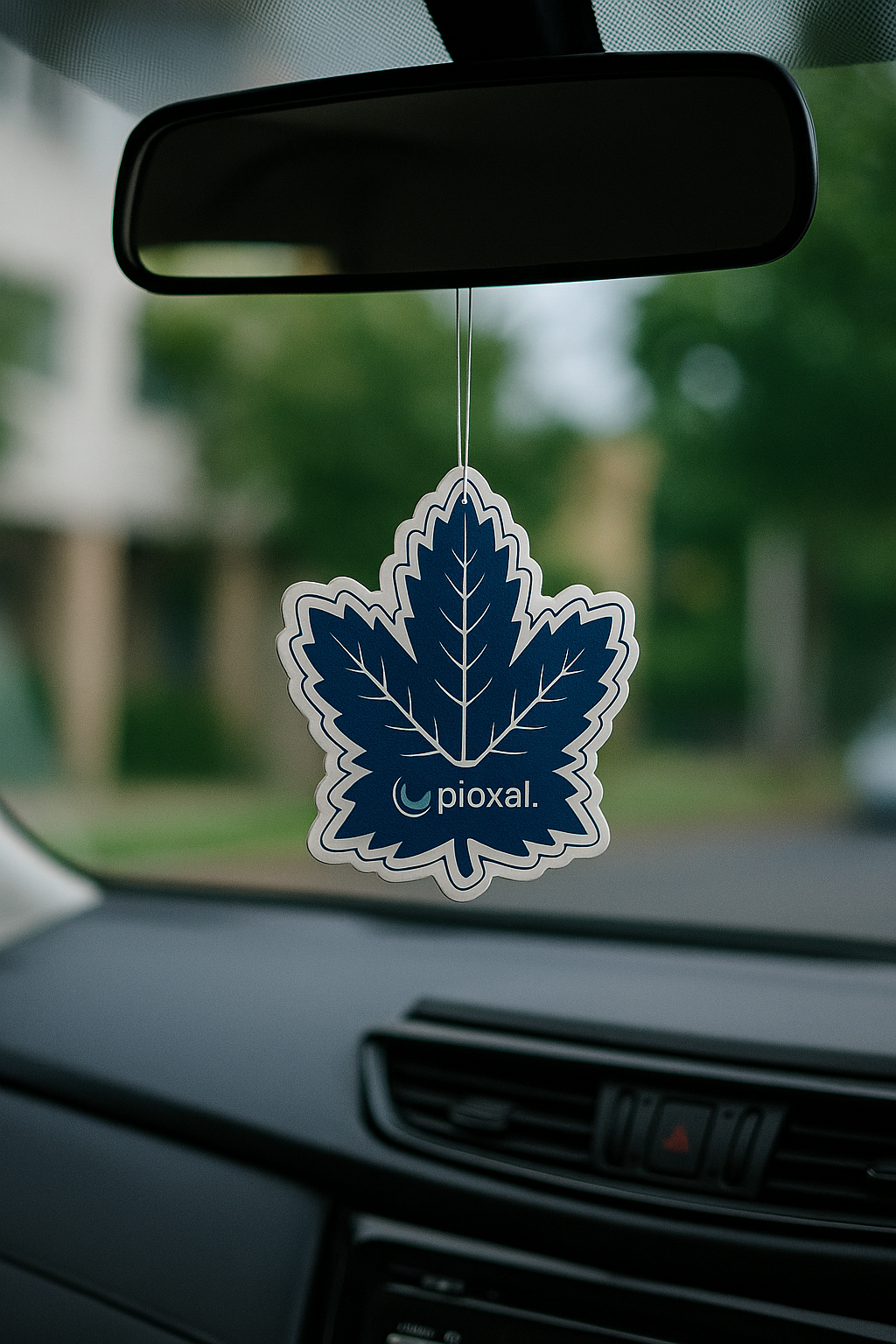 PACK OF 5 - PIOXAL Air Fresheners Car Air Freshener. Hanging Blue Maple Leafs Shape in Toronto Provides Lasting Scent for Auto or Home. Canada