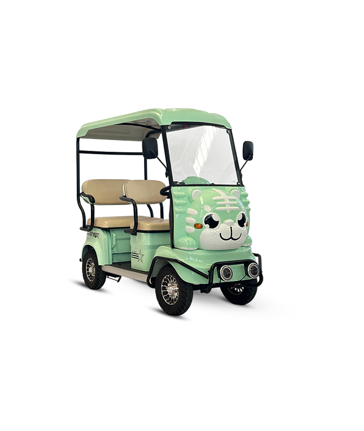 Cartoon Animal-Themed Electric Golf Cart