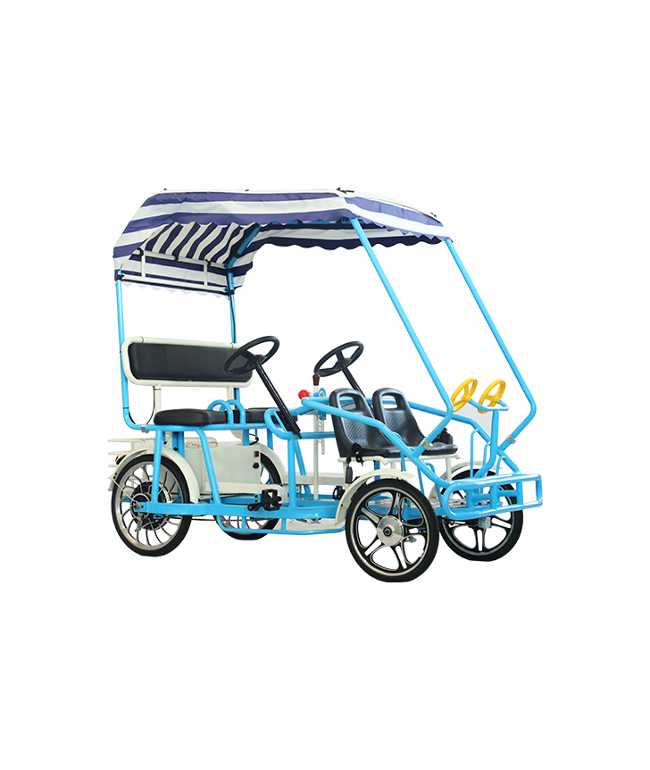 Four-Wheel Pedal Family Bike
