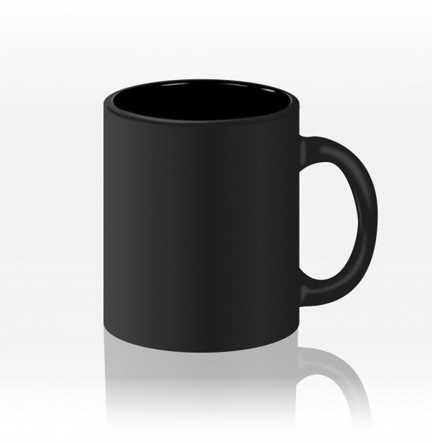 Black Ceramic Mug