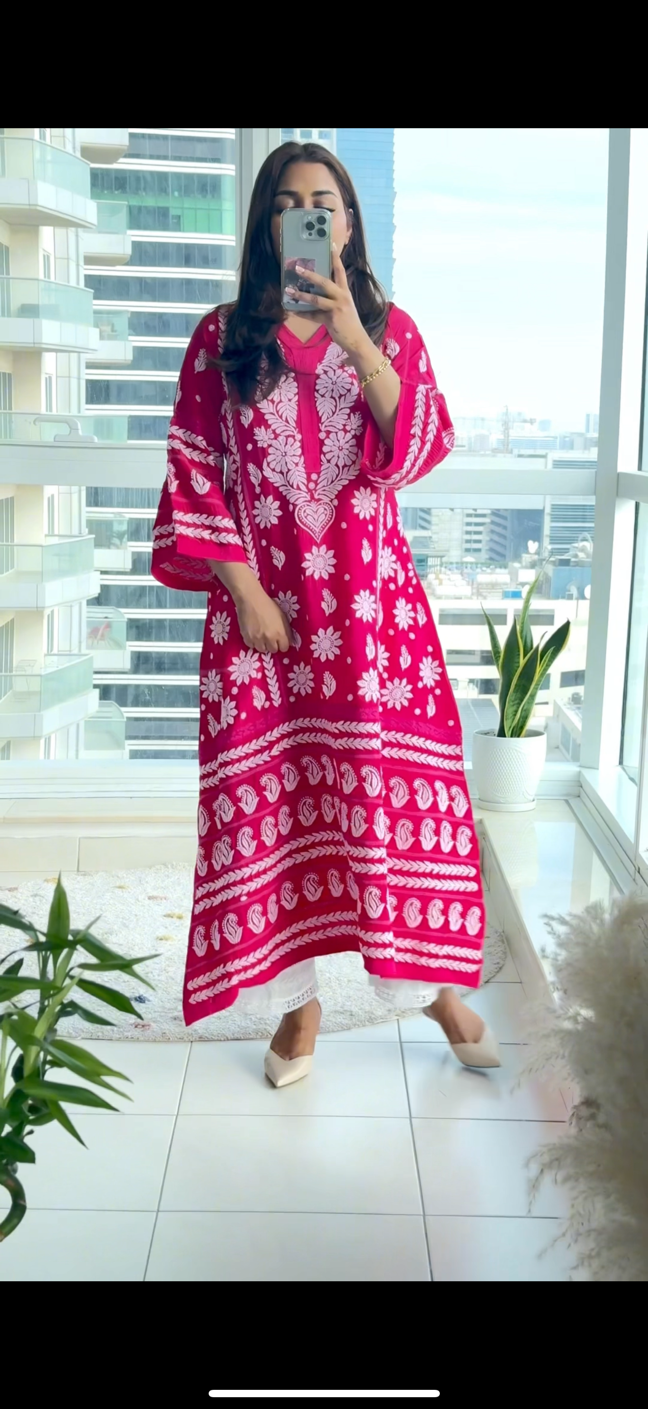 Maharani Kurta - Crepe Set
