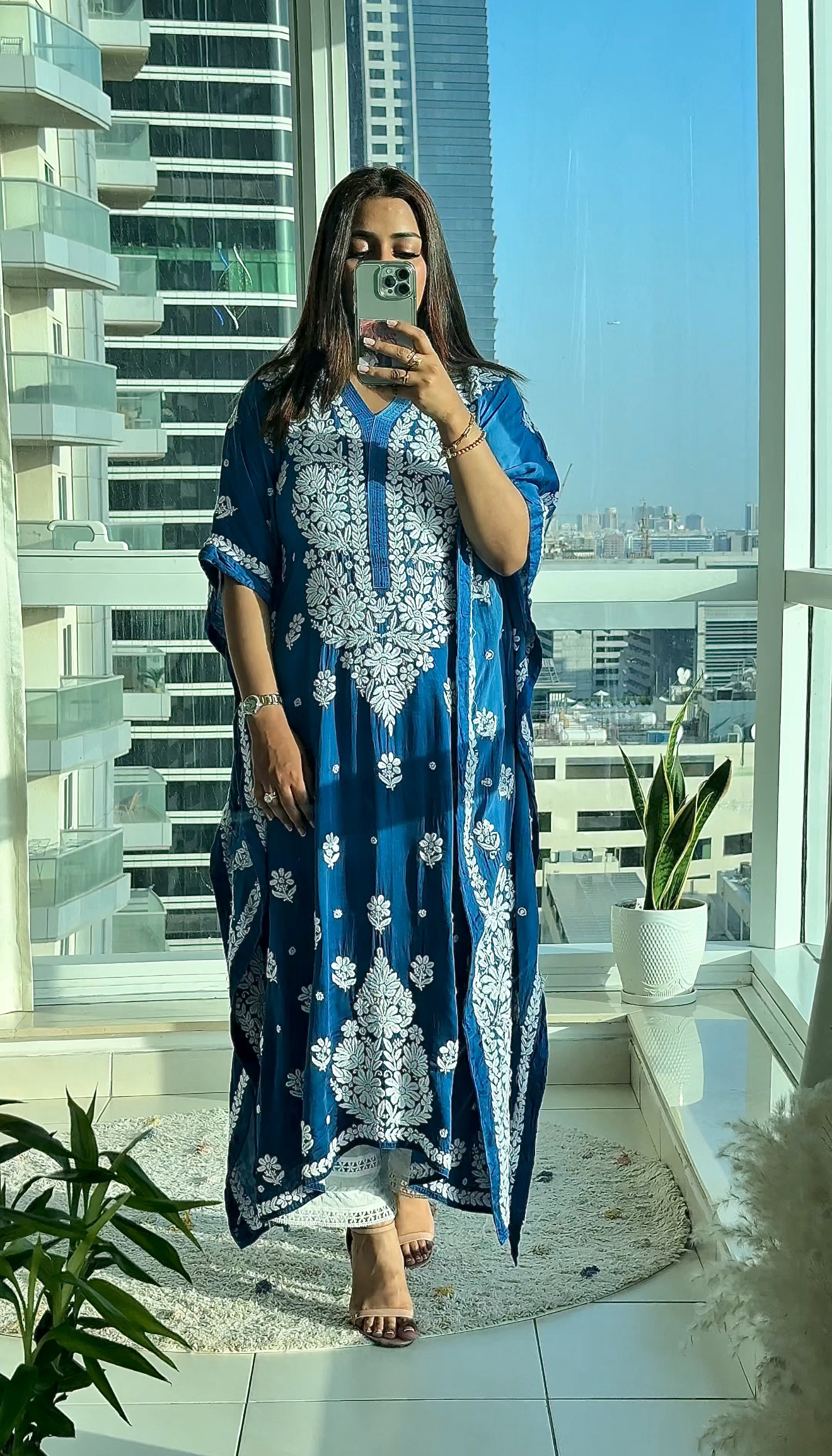 Muslin Fabric Kaftan