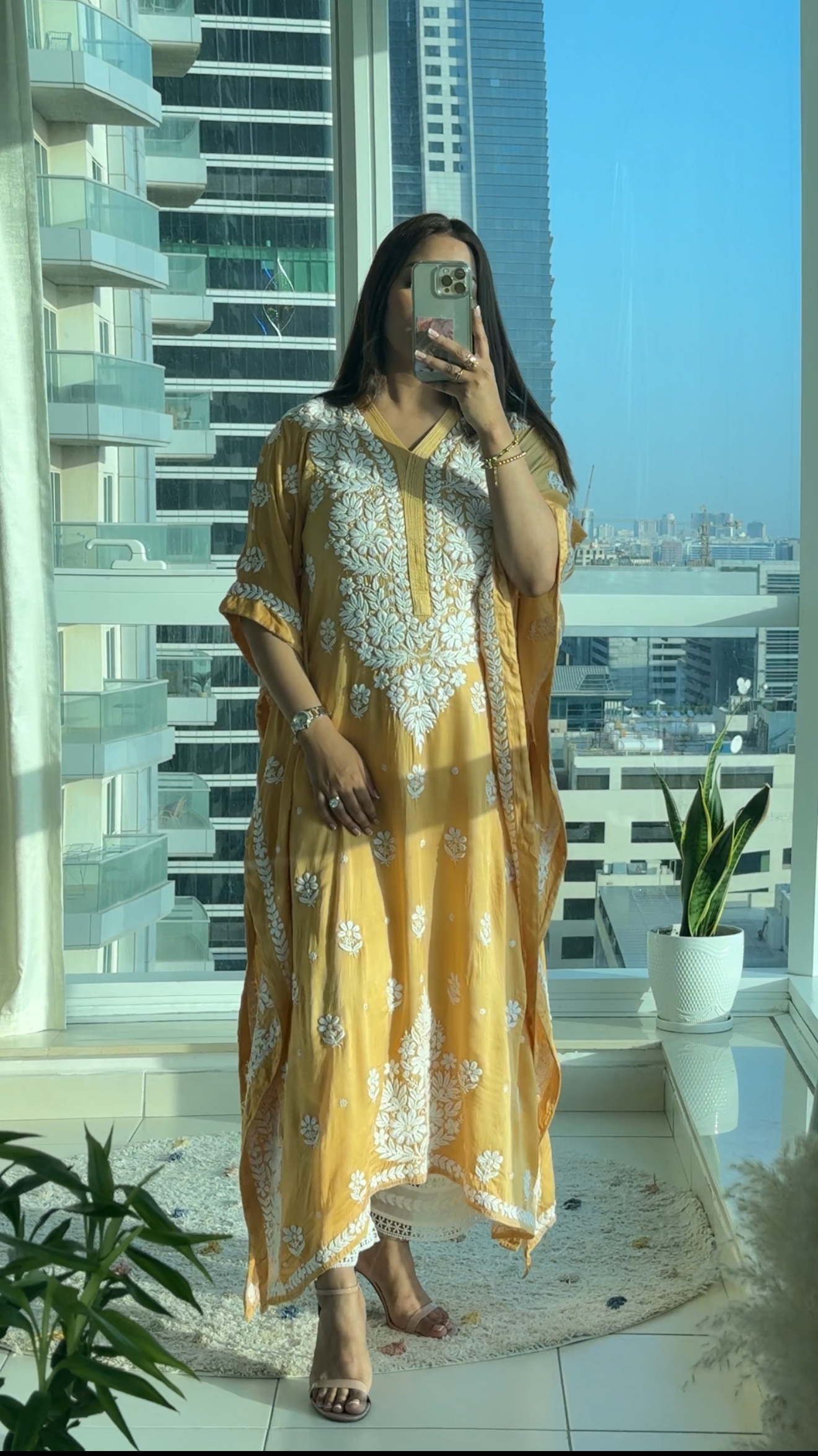 Muslin Fabric Kaftan