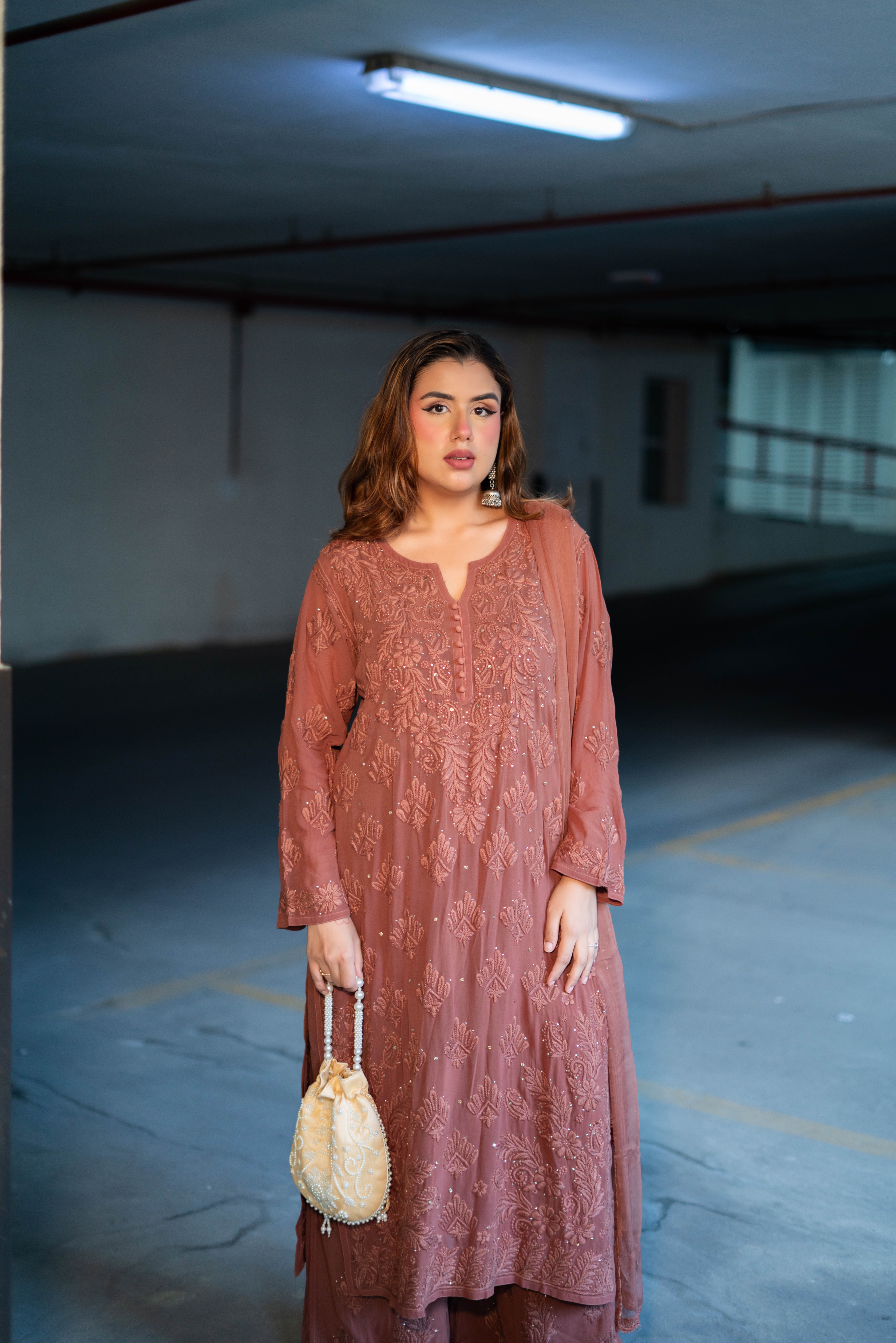 Viscose Set - Chikankari and Mukaish