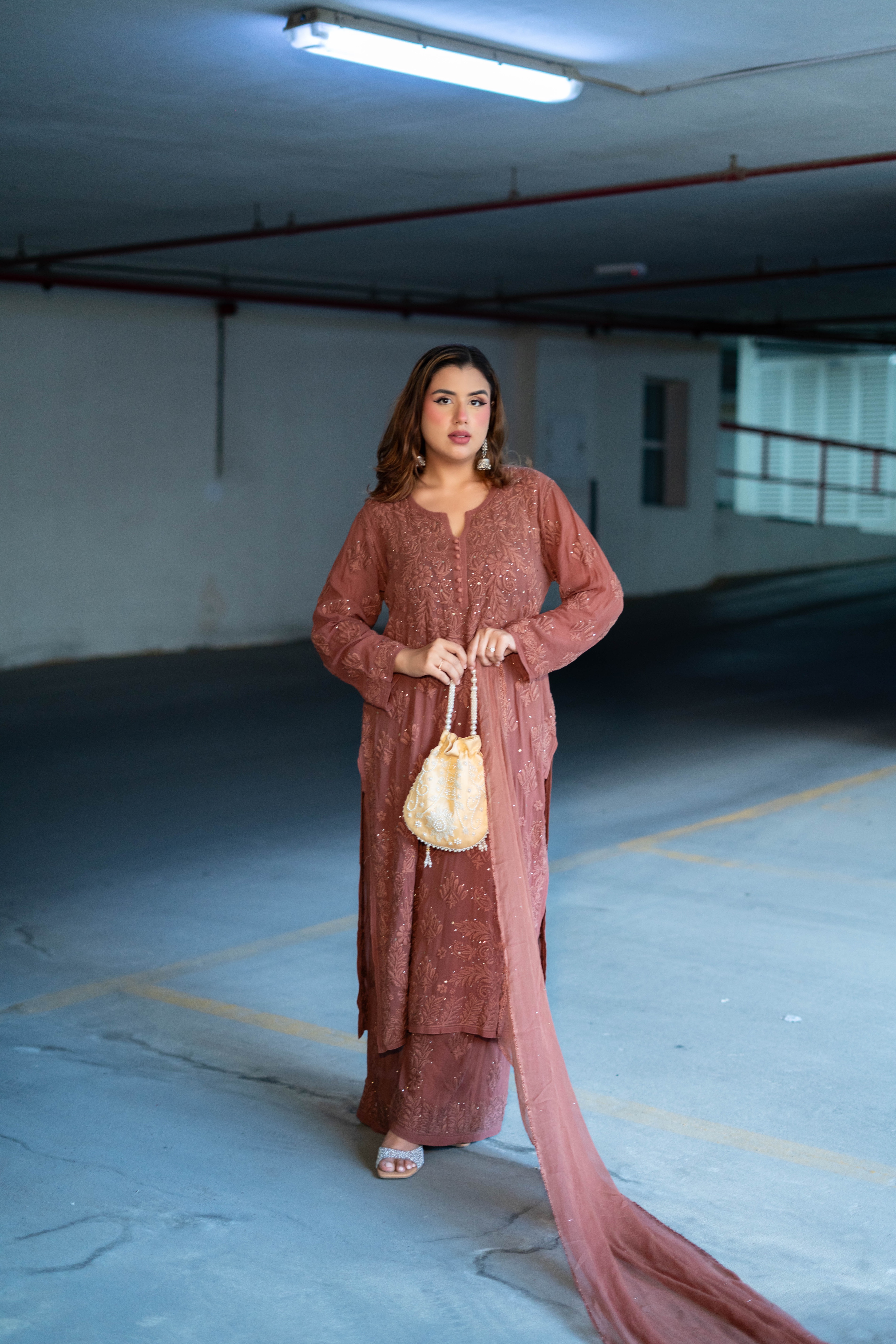 Viscose Set - Chikankari and Mukaish