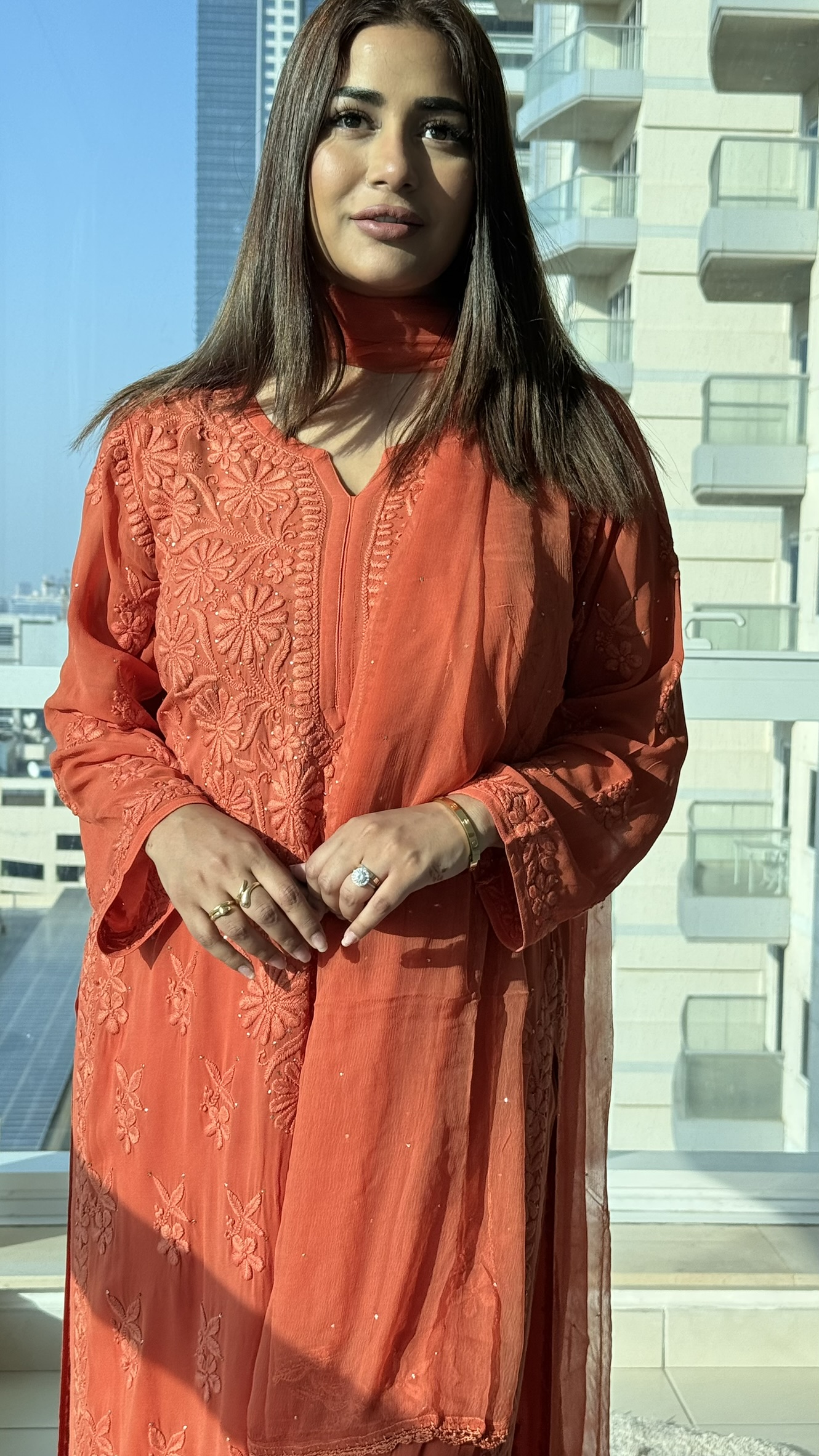 Viscose Set - Chikankari and Mukaish