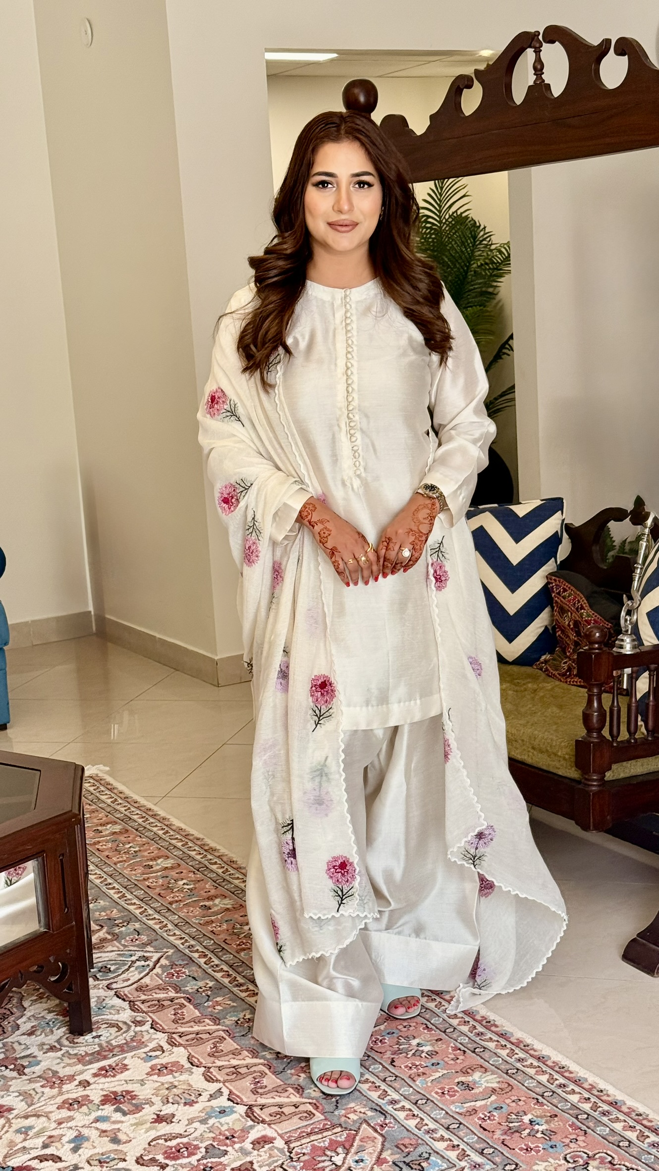 Silk Farshi Shalwar Set