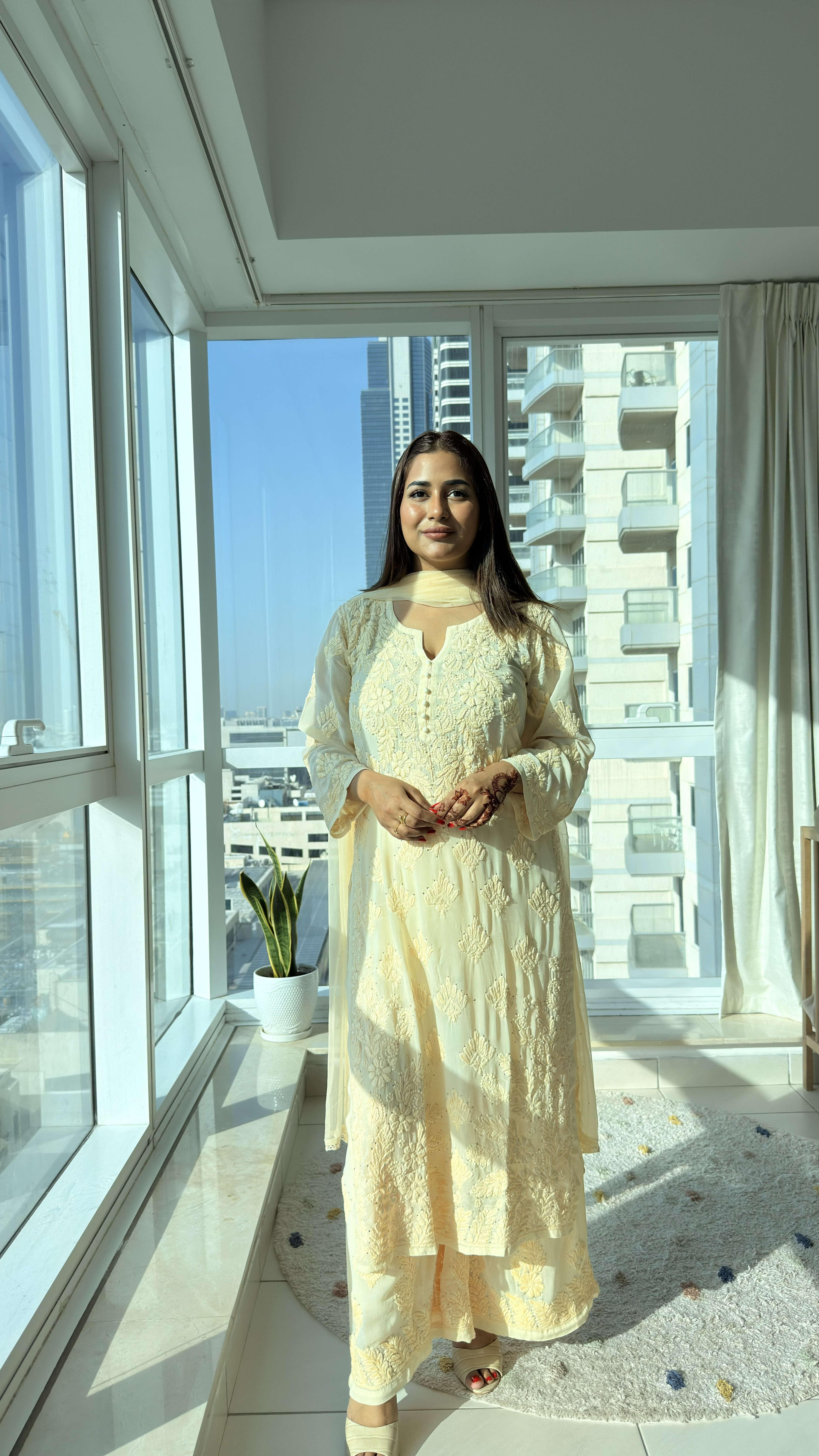 Viscose Set - Chikankari and Mukaish