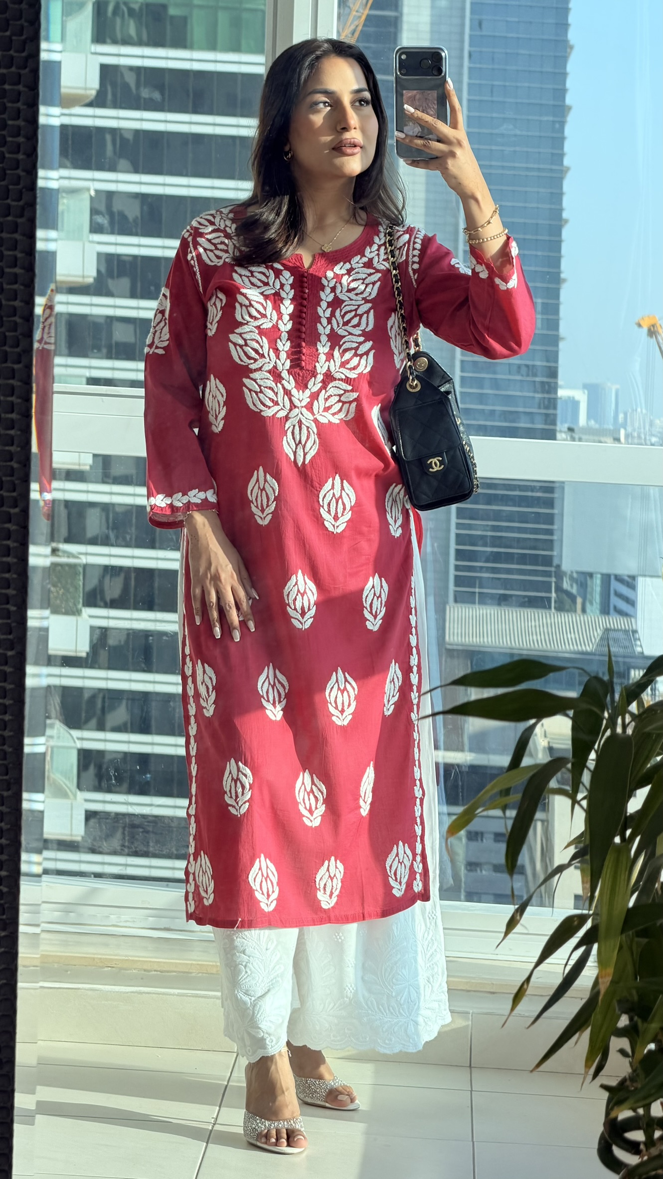 Mul Mul Cotton Kurti
