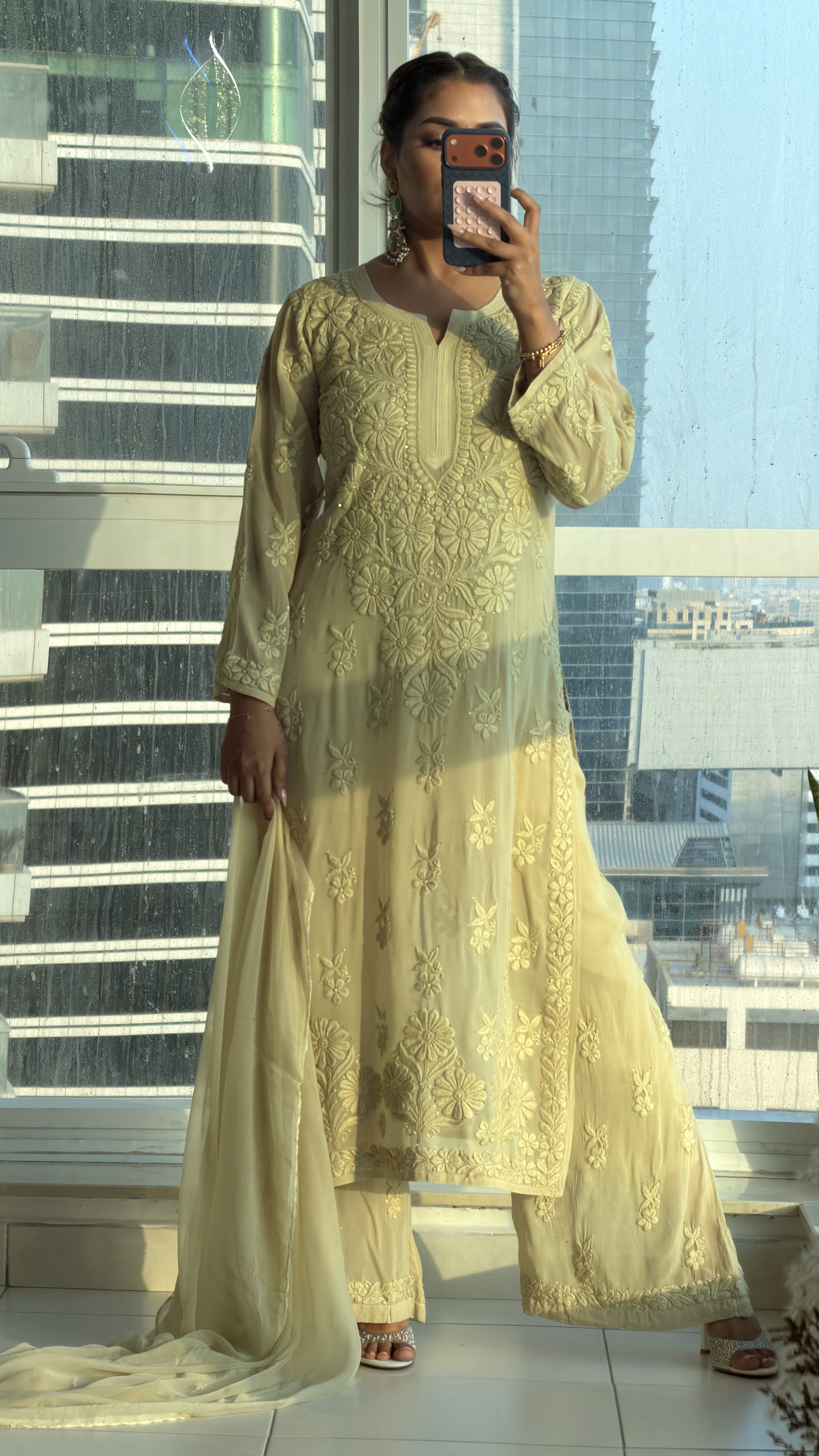 Viscose Set - Chikankari and Mukaish