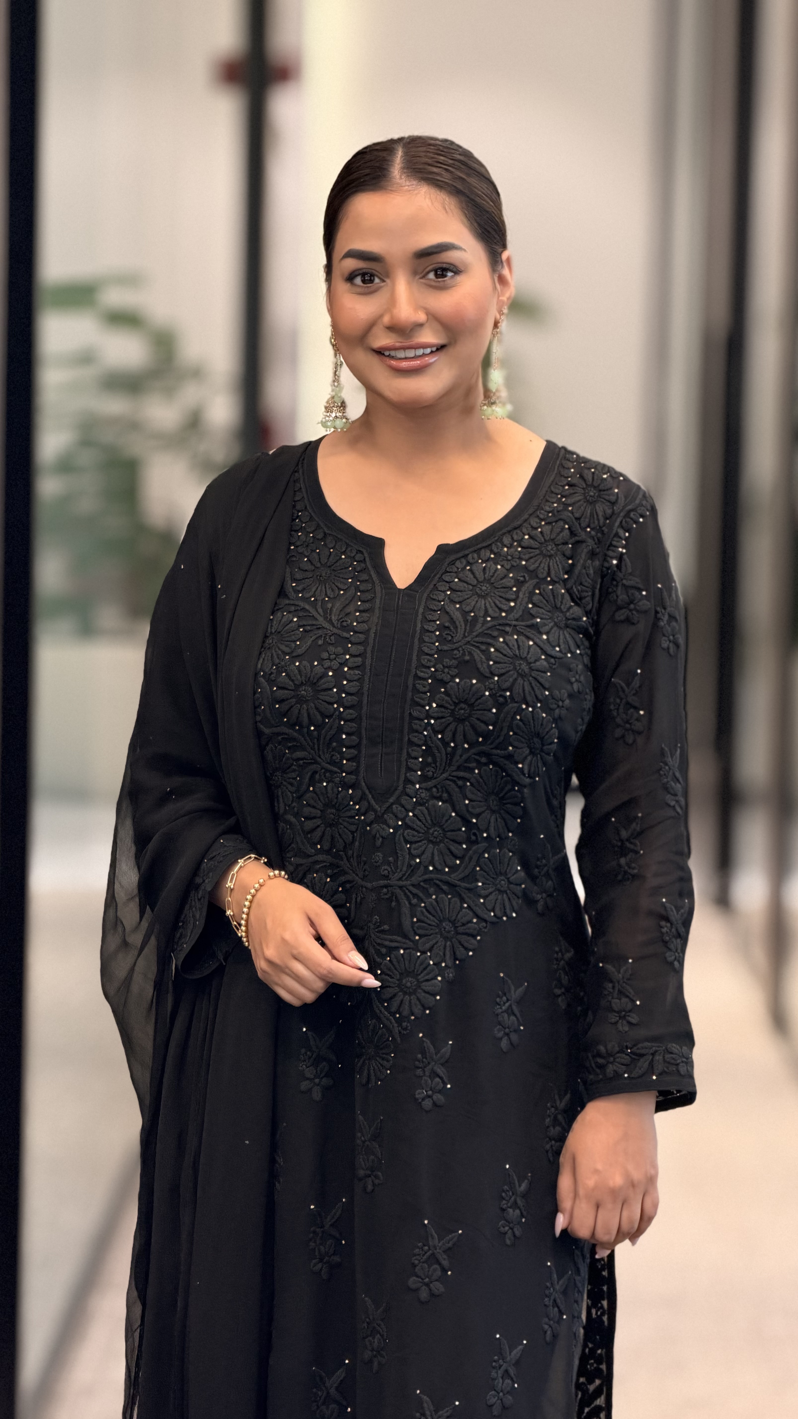 Viscose Set - Chikankari and Mukaish