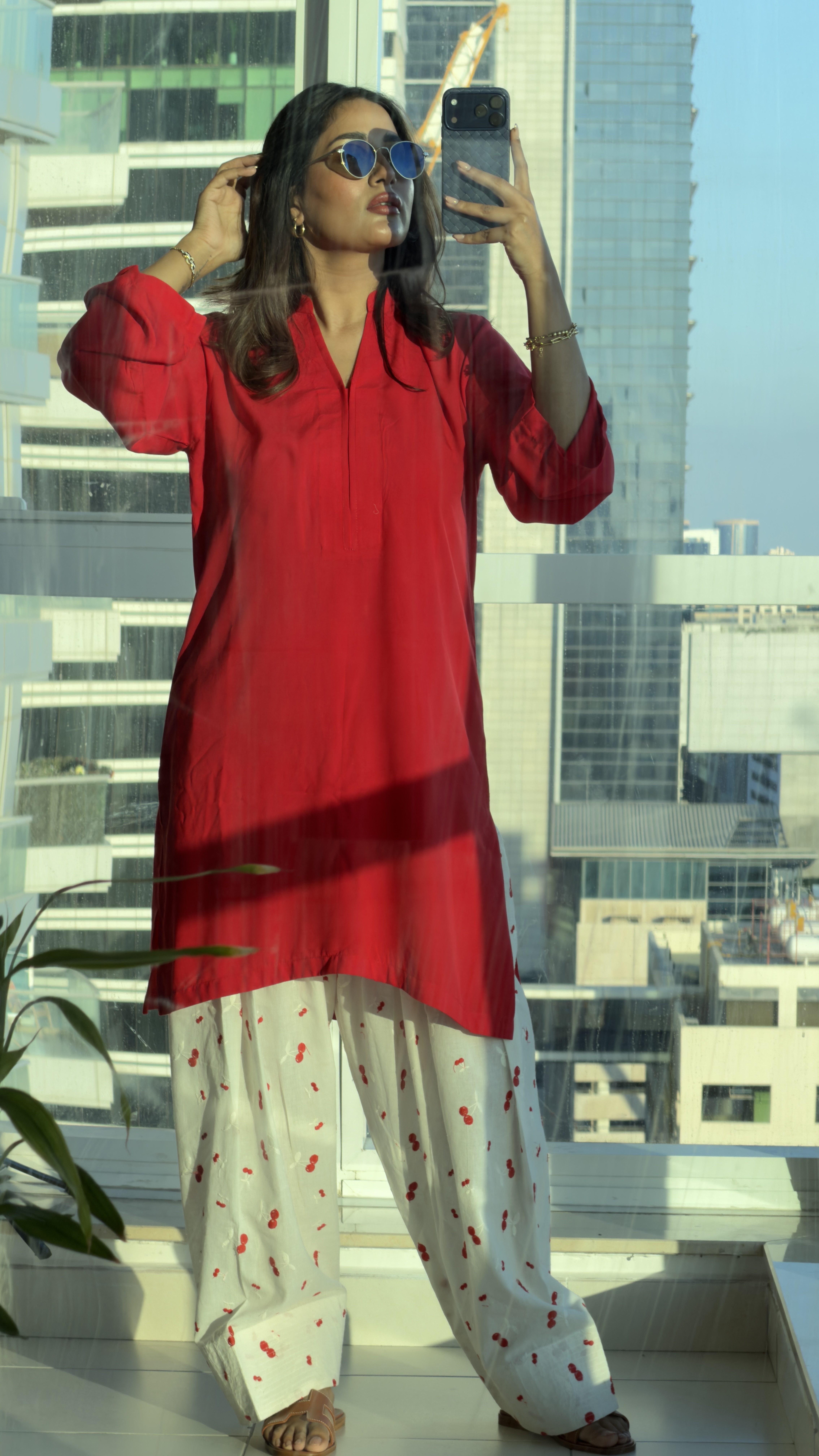 Farshi Shalwar set - Embroidered Shalwar