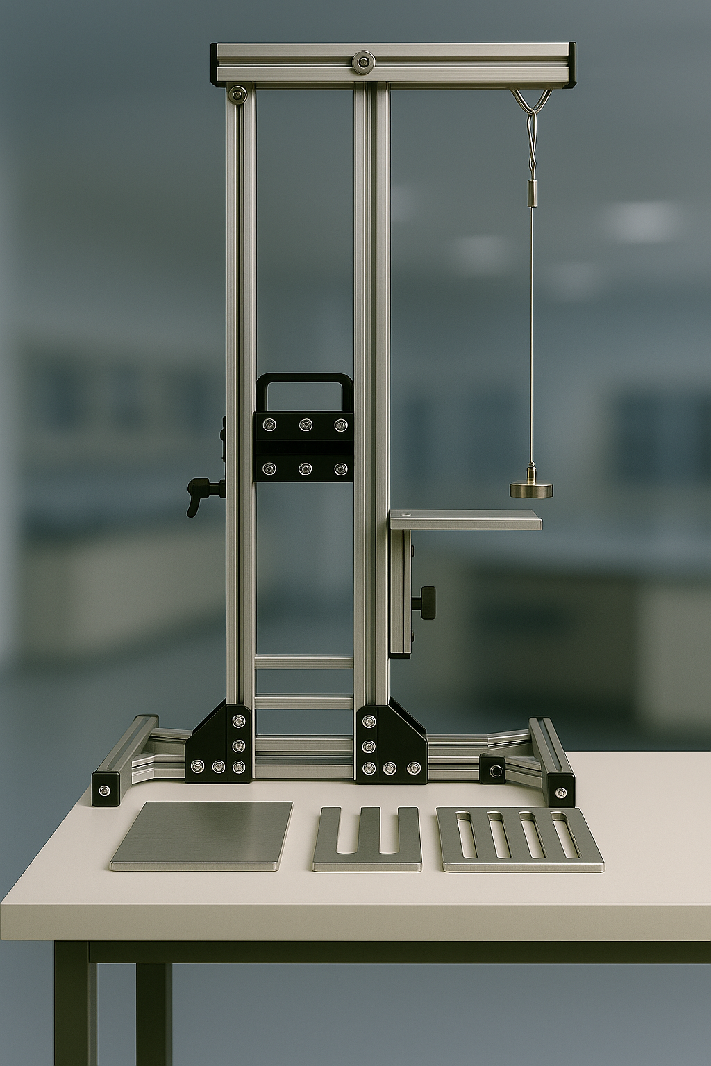 ชุดสาธิตทดลอง Magnetic (Guillotine) Brake