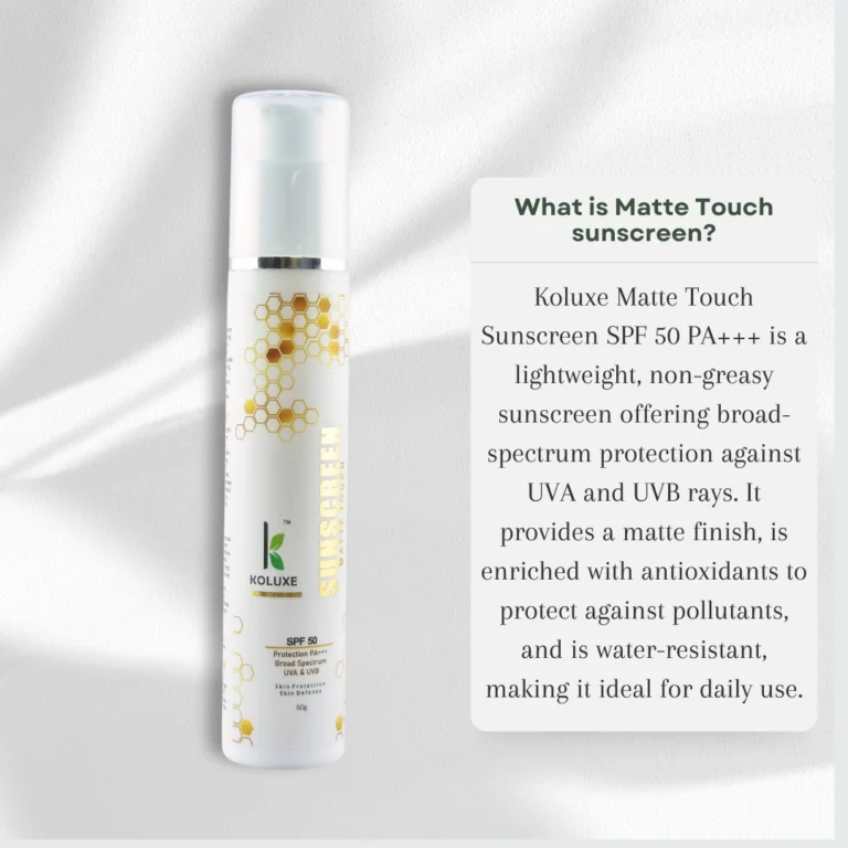 Koluxe Matte Touch Sunscreen SPF 50 PA+++