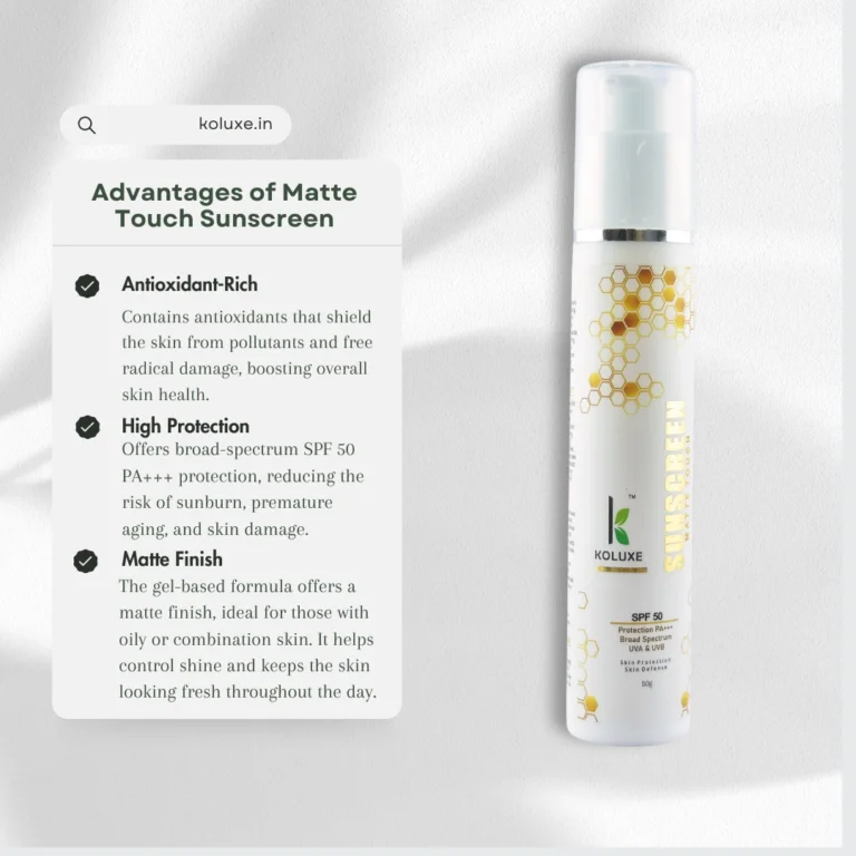 Koluxe Matte Touch Sunscreen SPF 50 PA+++
