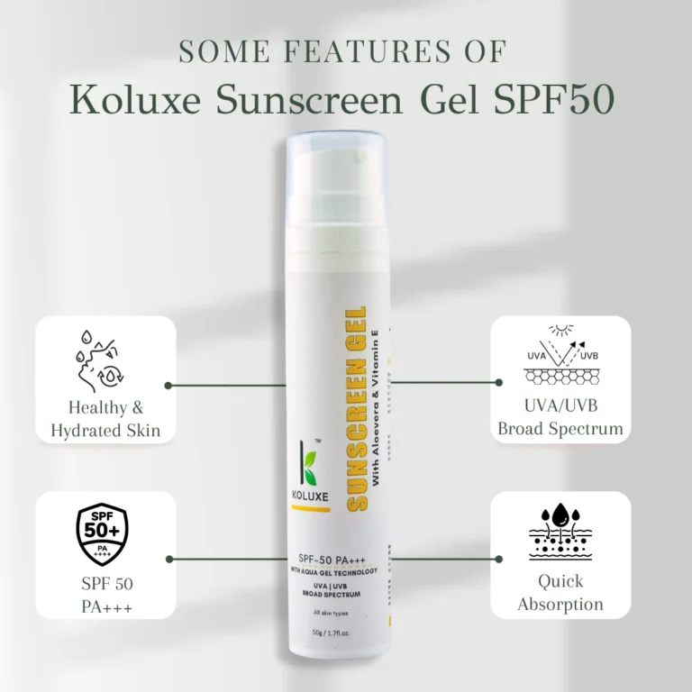 Koluxe Sunscreen Gel SPF50 50gm