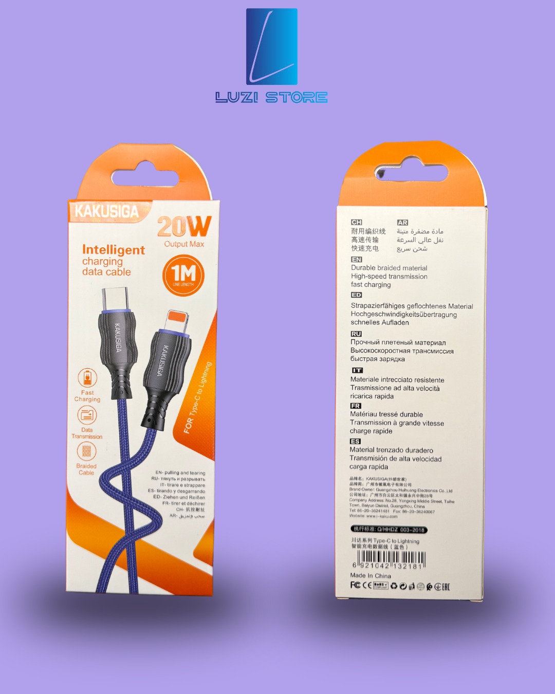 Kabell karikues USB-C to Lightning 