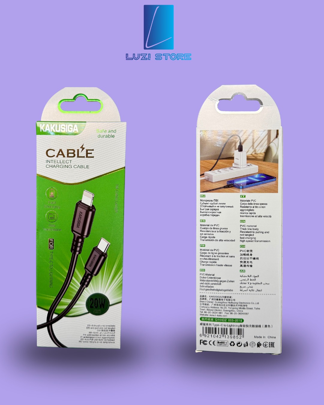 Kabell karikues USB-C to Lightning