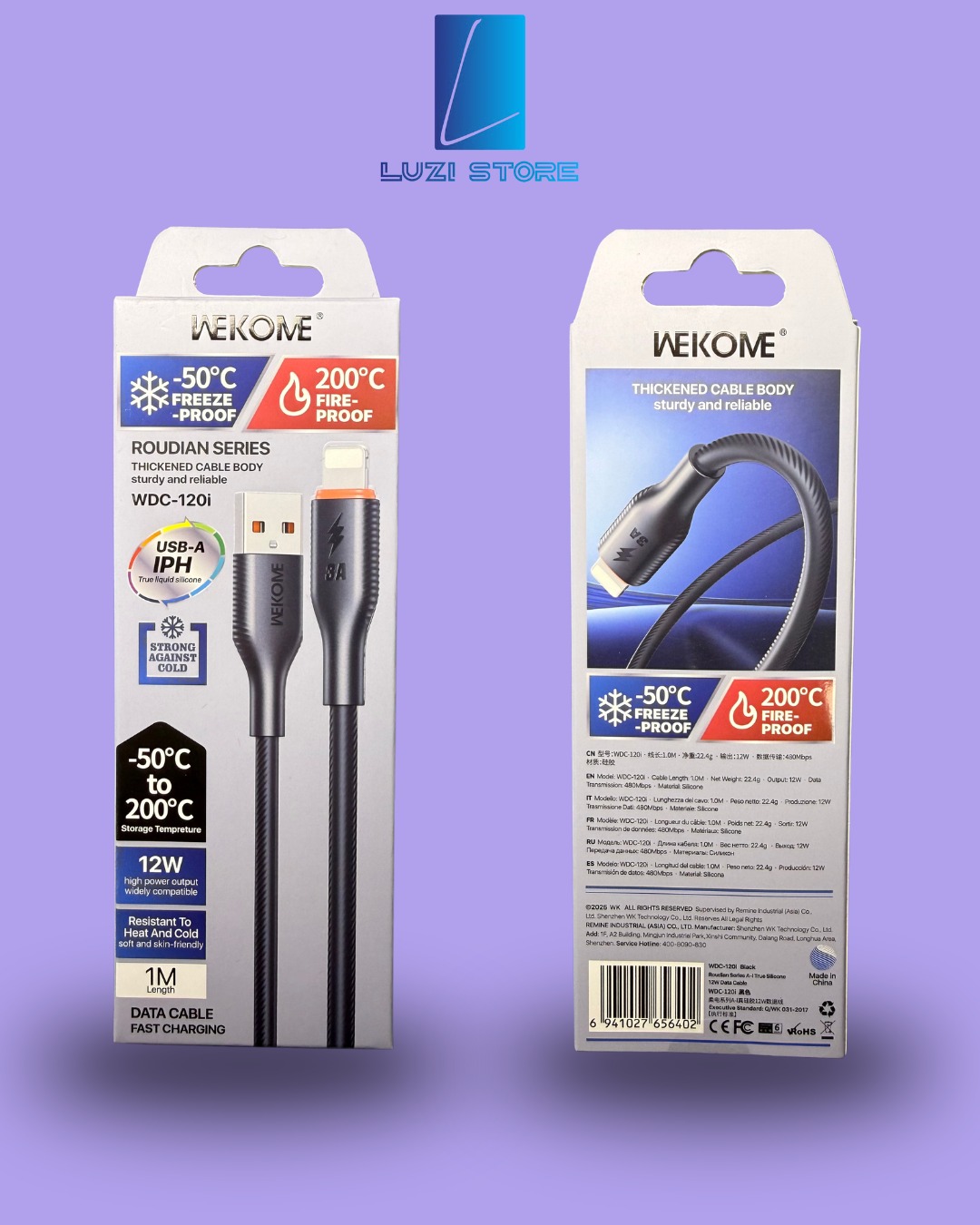 Kabell karikues USB-C to Lightning