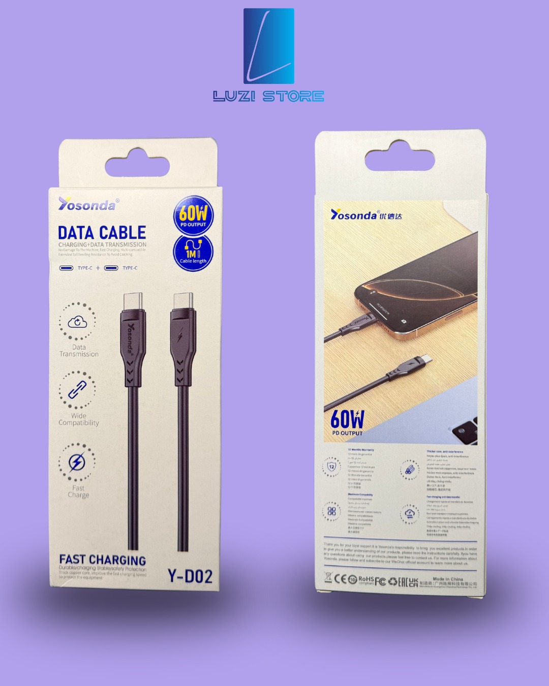 Kabell karikues USB-C to USB-C