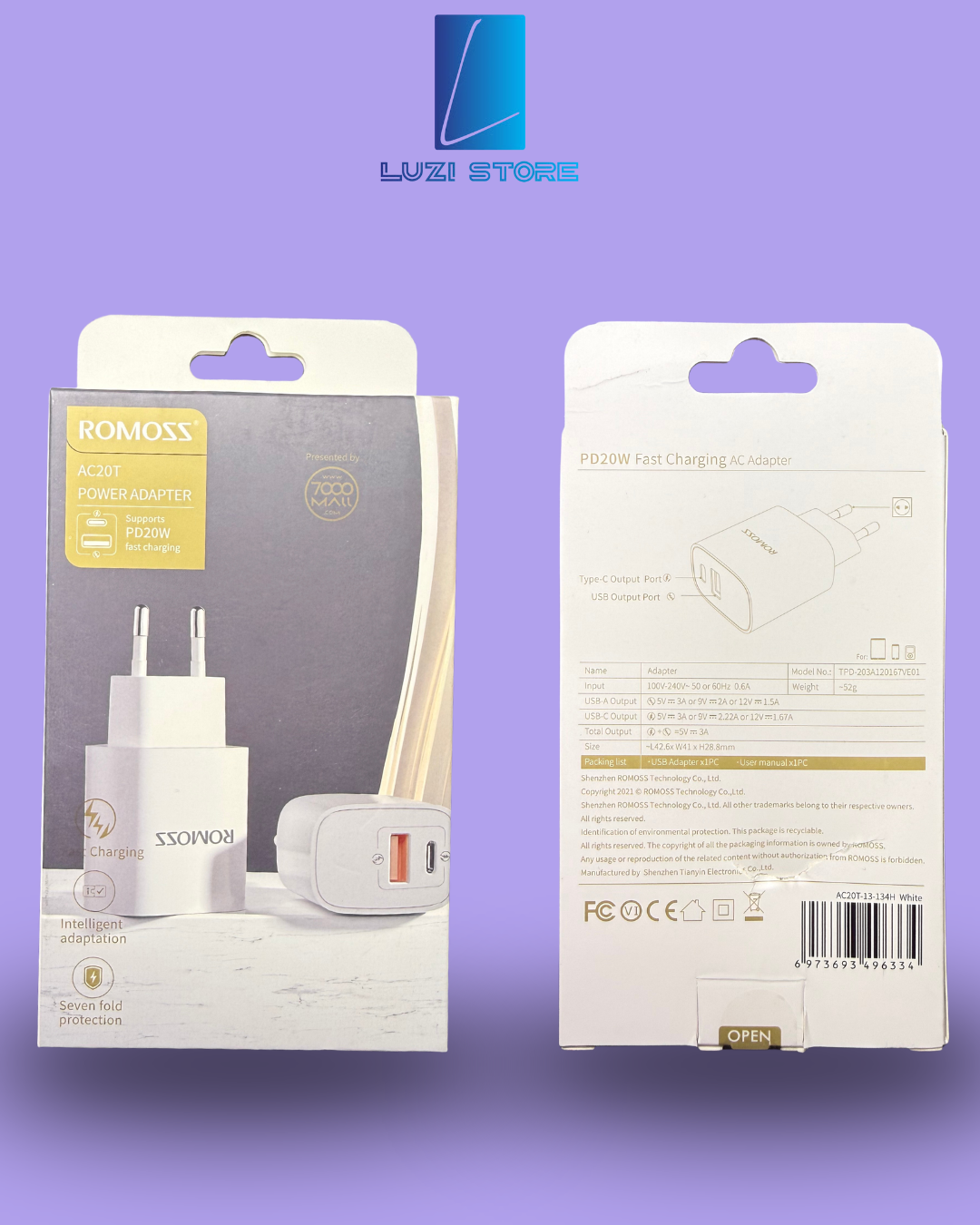 Koke karikuesi USB-A & USB-C