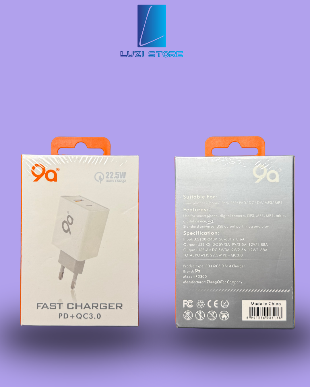 Koke karikuesi USB-A & USB-C